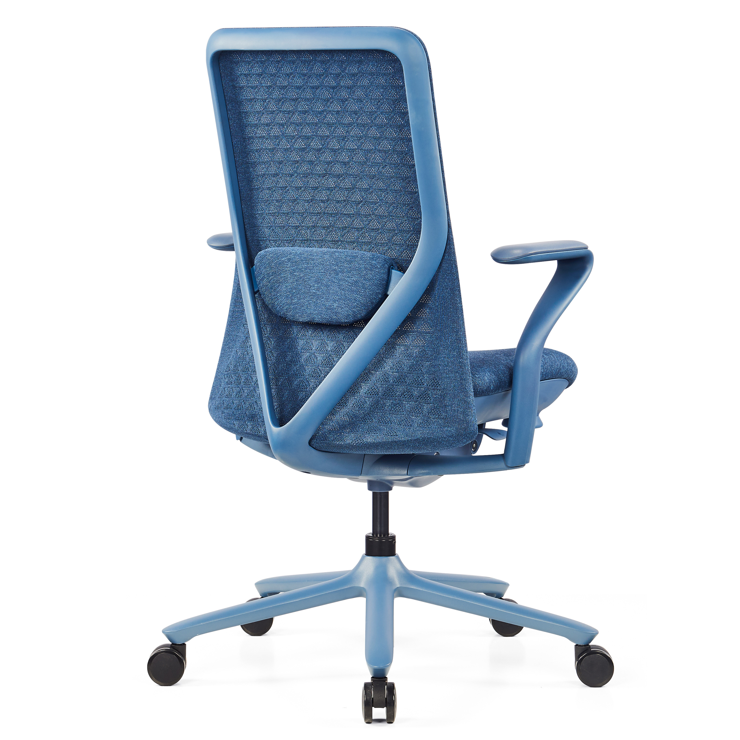 VERVIO Bürostuhl Netzstoff Blau