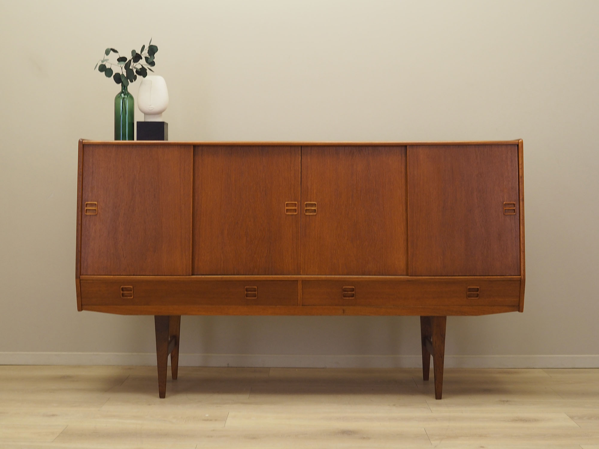 Highboard Teak wood 1960s