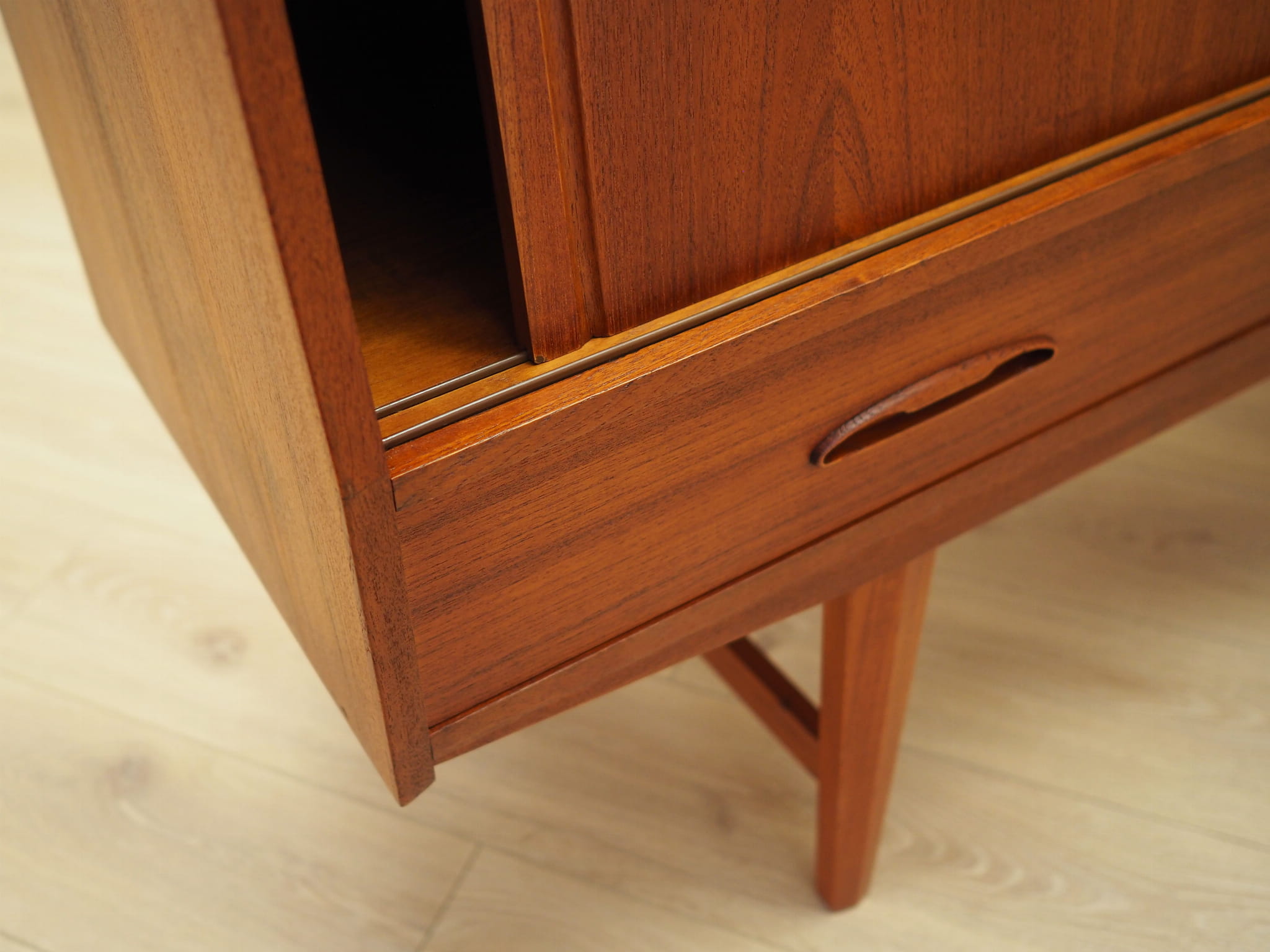 Vintage Sideboard Teakholz Braun 1960er Jahre