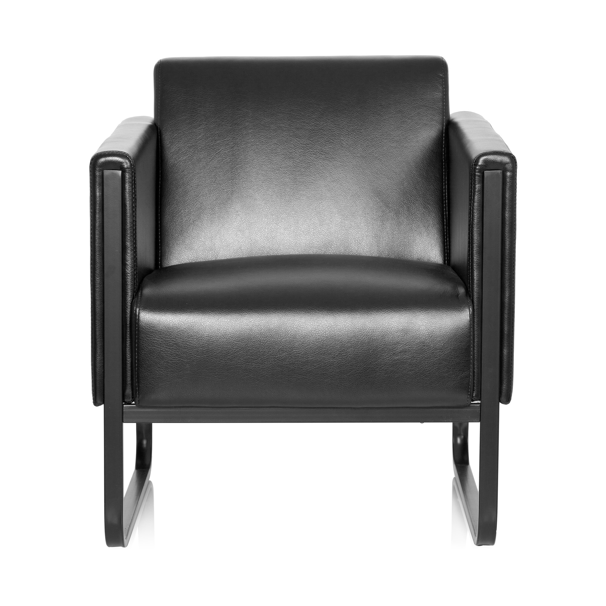 BALI BLACK armchair Artificial leather 1-seater Black