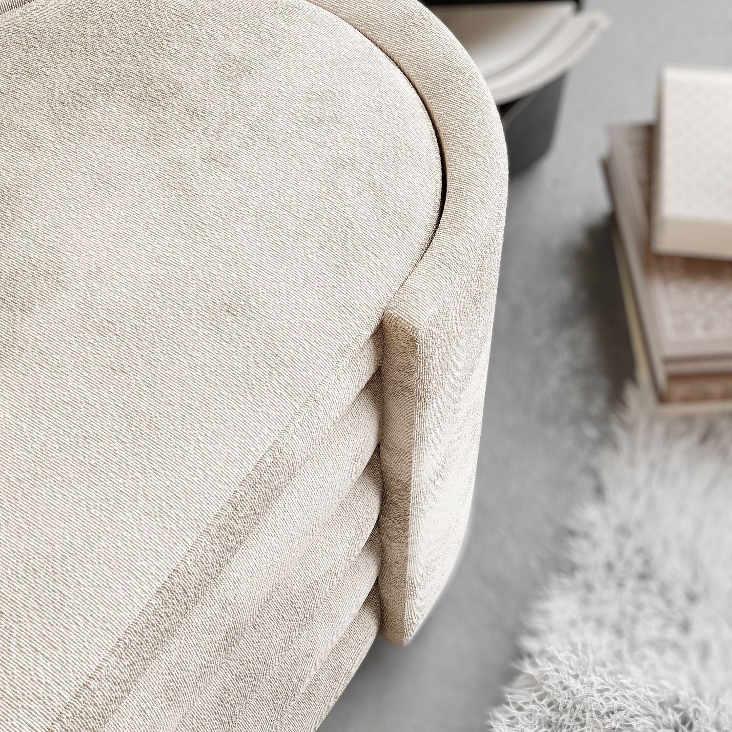 Rosa Boxed Bank Creme