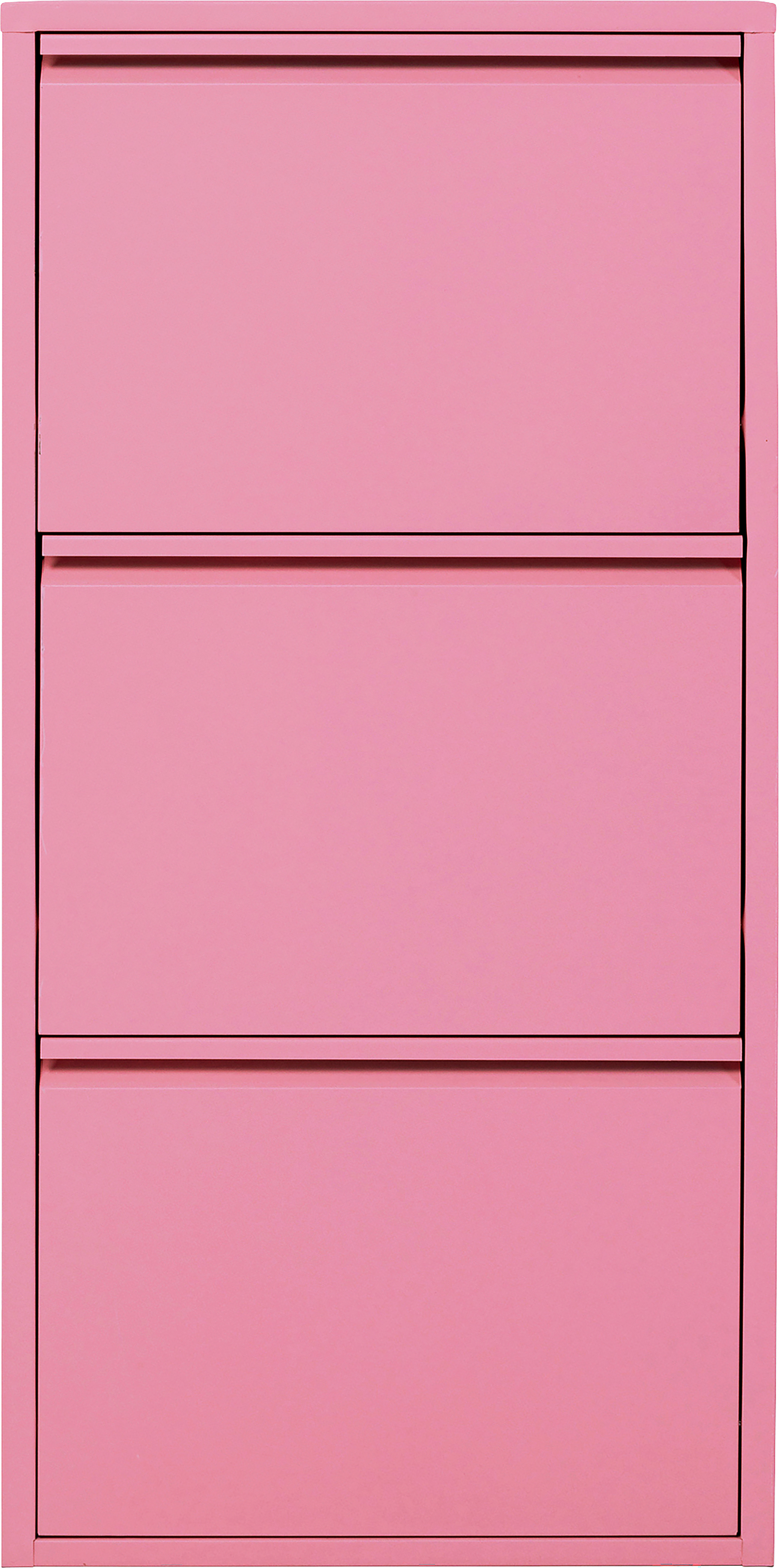Shoe Cabinet Caruso Metal Pink 104 cm