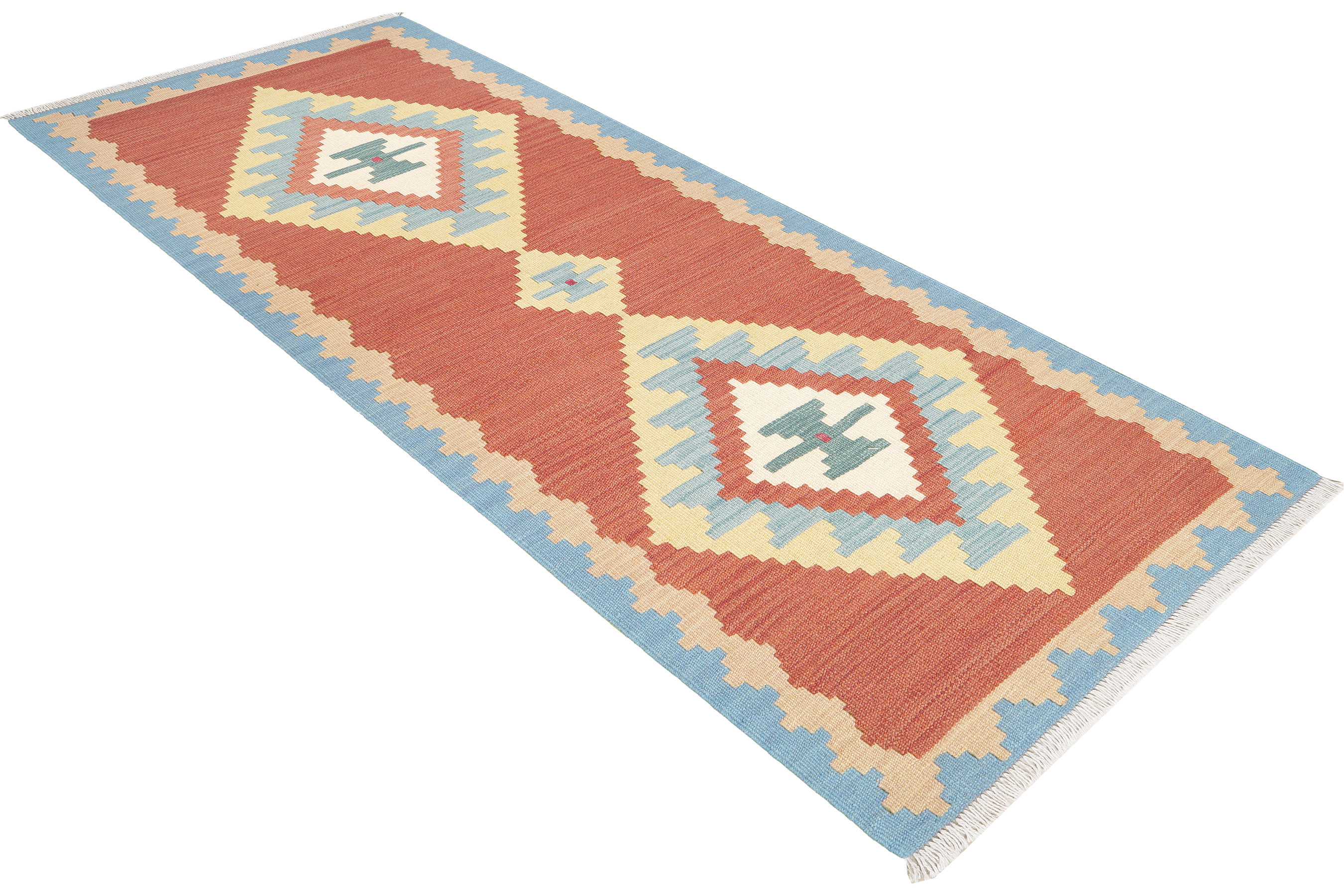 Kelim Gashgai Wool Multicolored