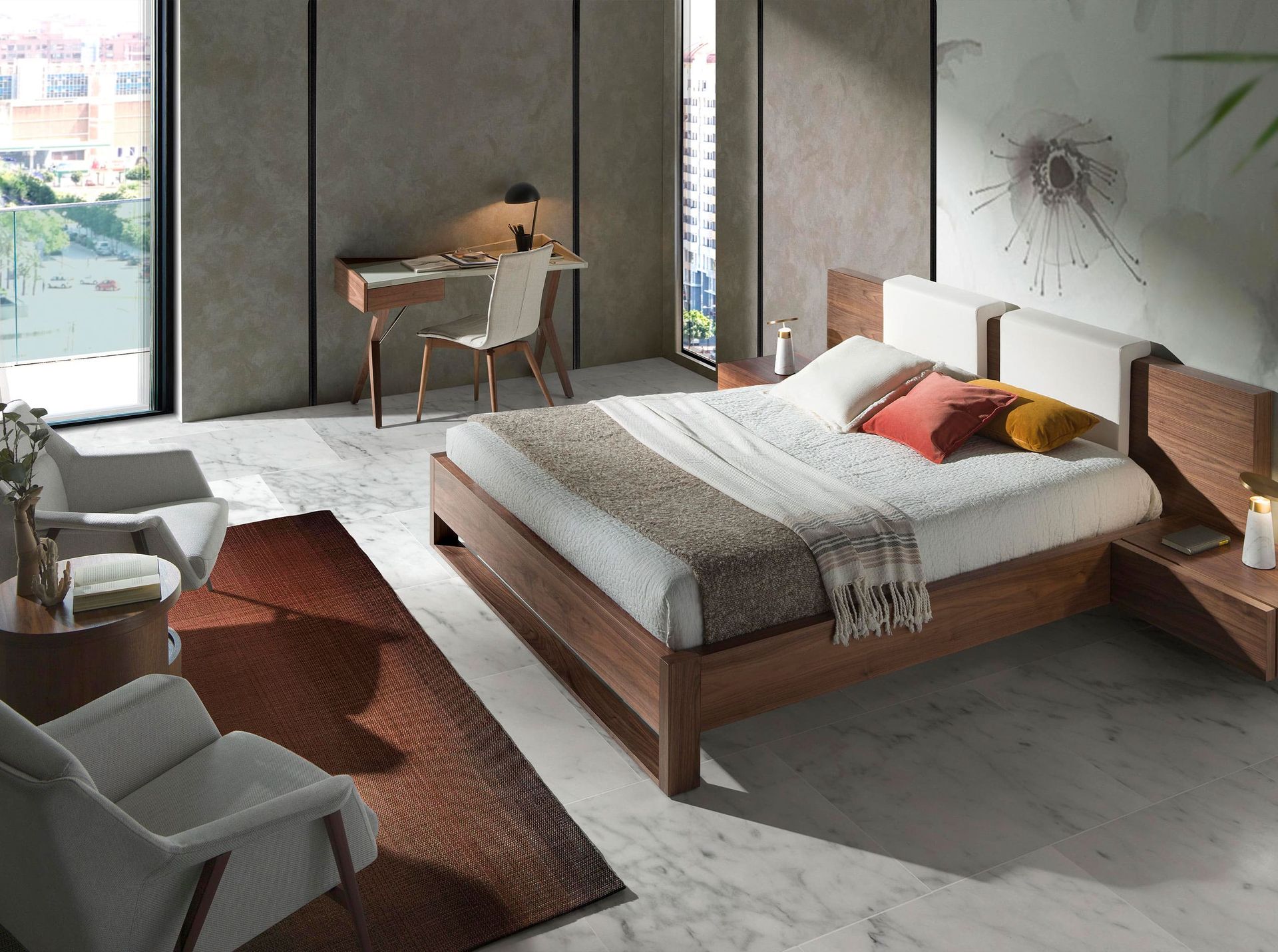 3018 Desk Wood veneer Spain