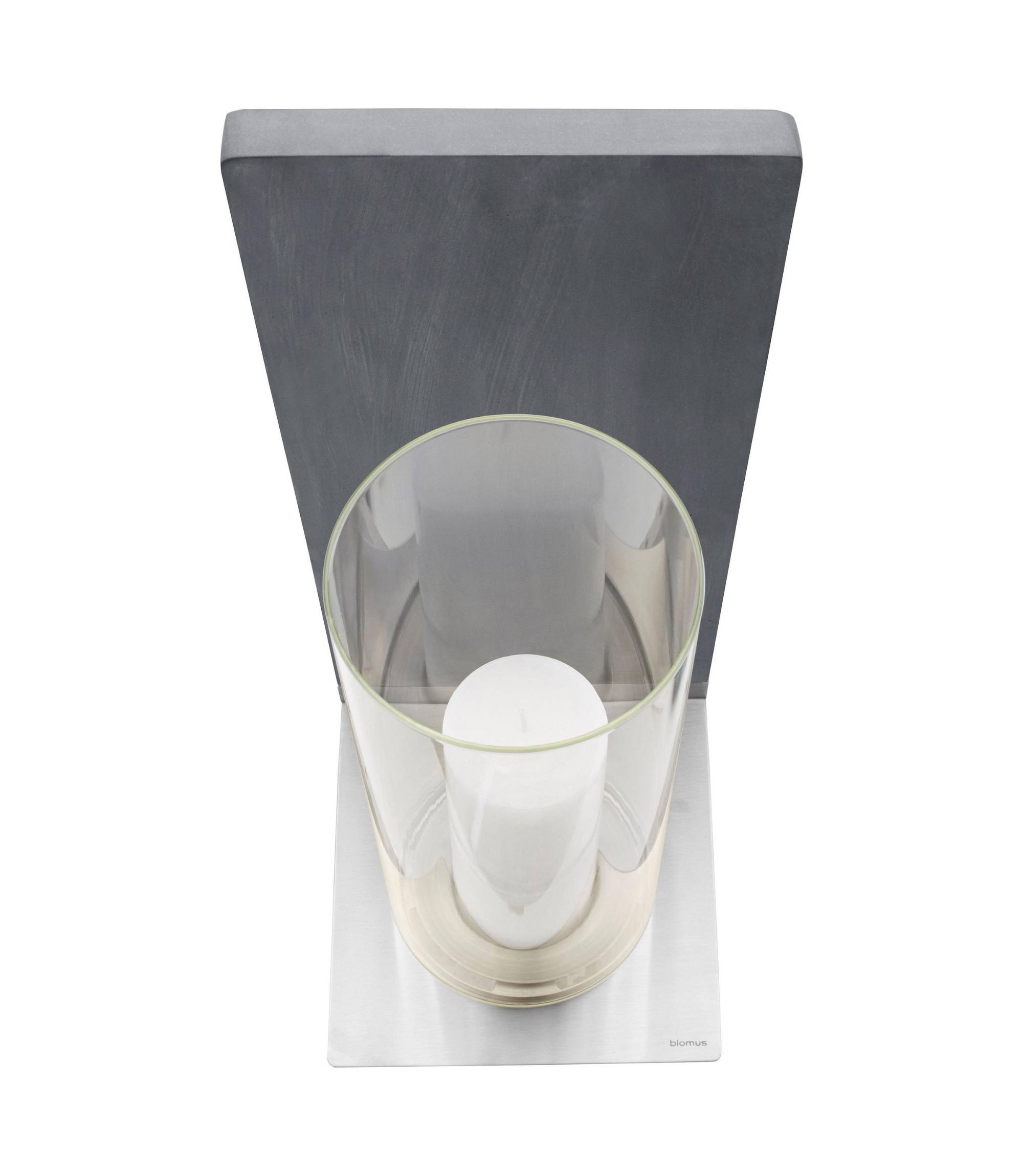 Finca Wandleuchter Klarglas Edelstahl Matt