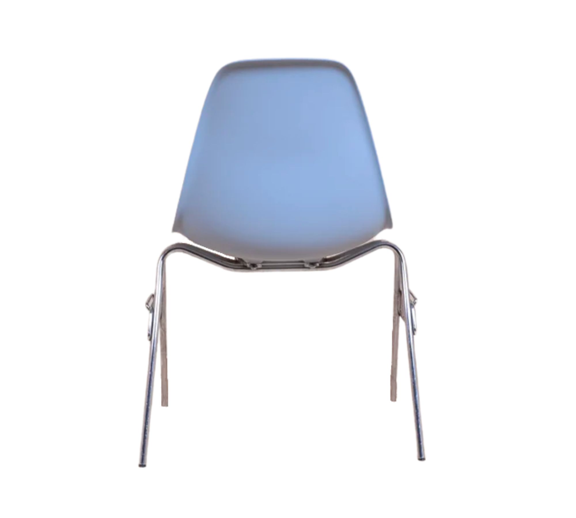 Eames DSS Plastic Side Chair Eisgrau 