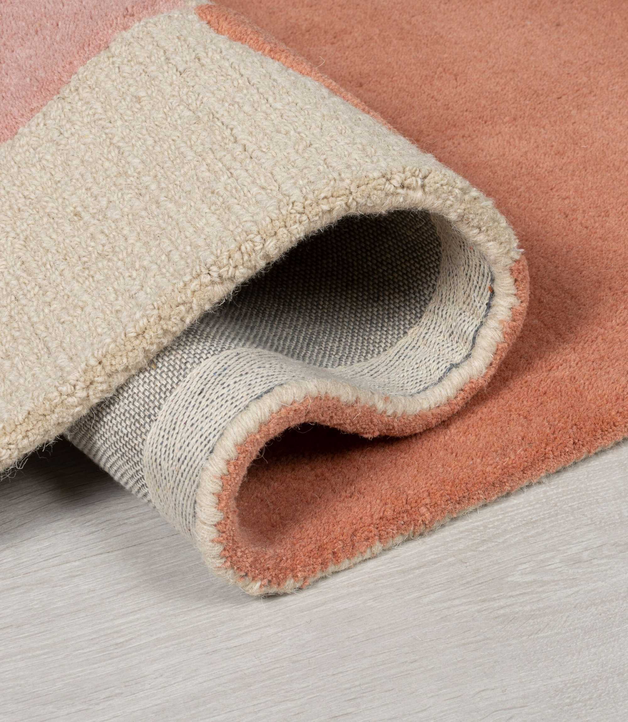 Wollteppich Glow Terracotta 120 x 170 cm