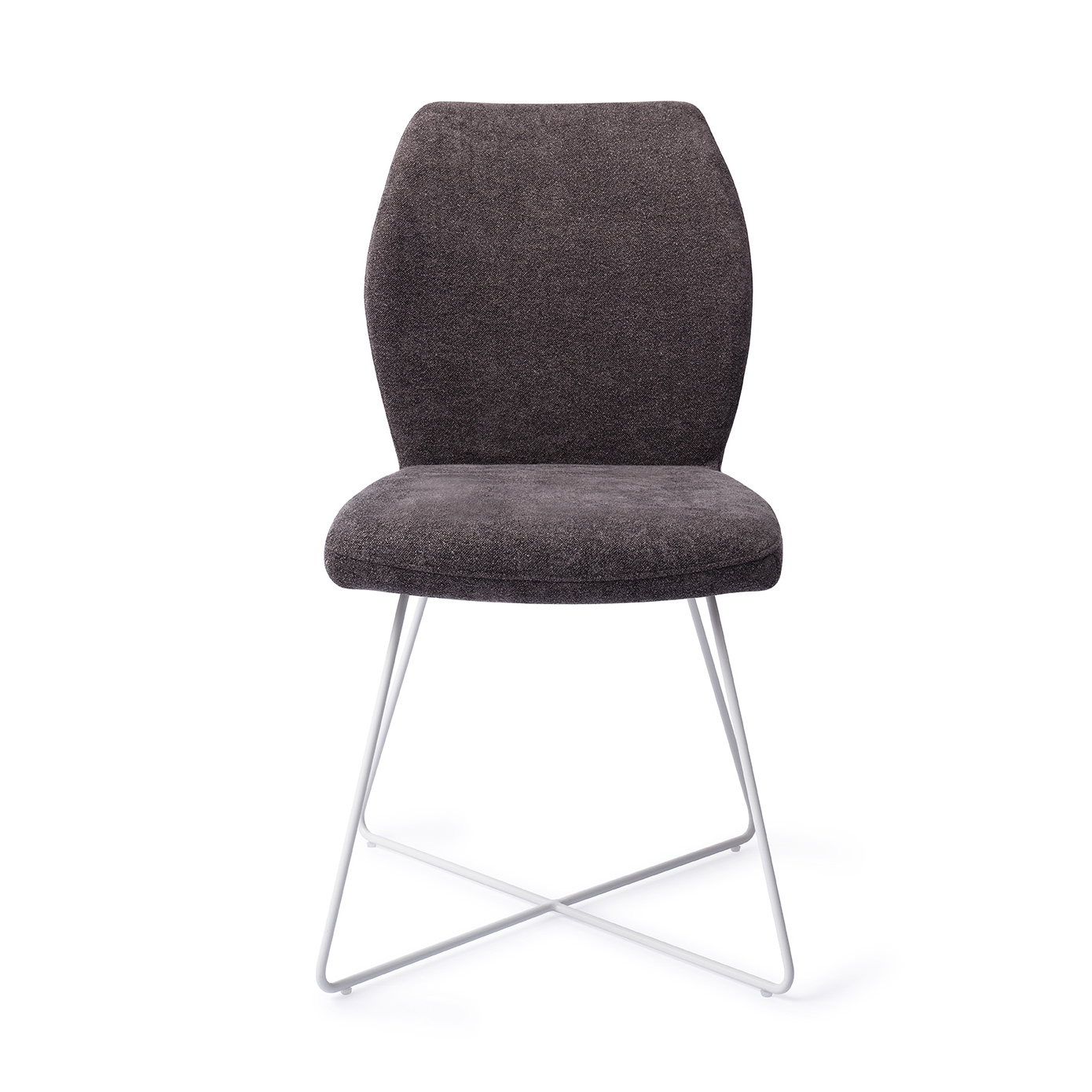 Ikata Dining chair Cross Almost Black
