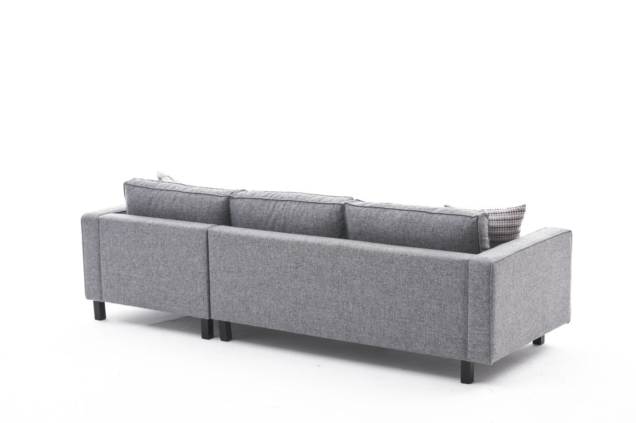 Kale Sofa Récamiere Rechts Grau