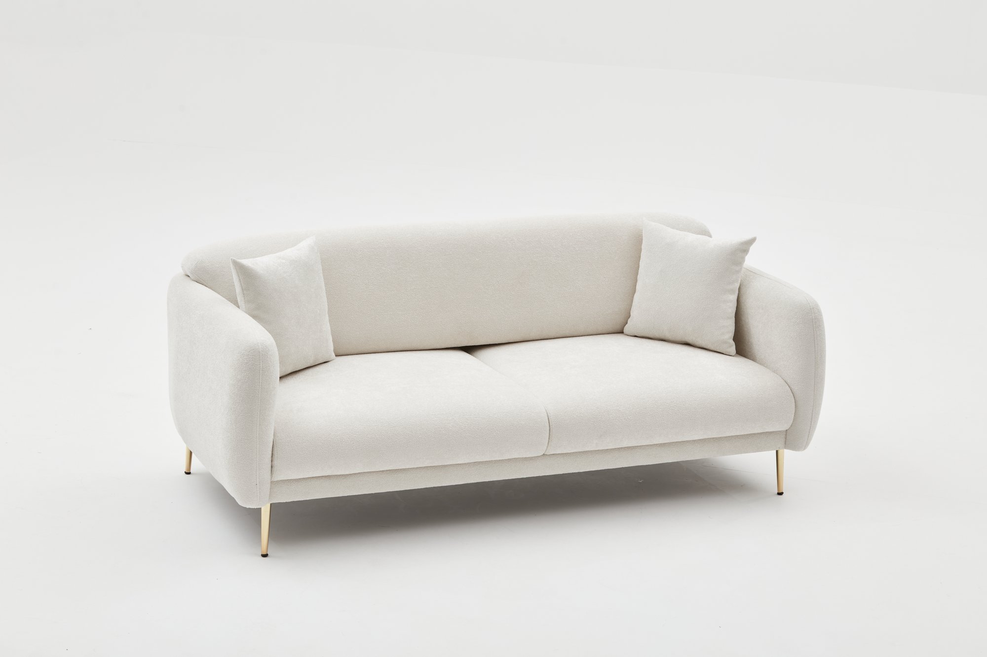 Simena Sofa 3-Sitzer Creme