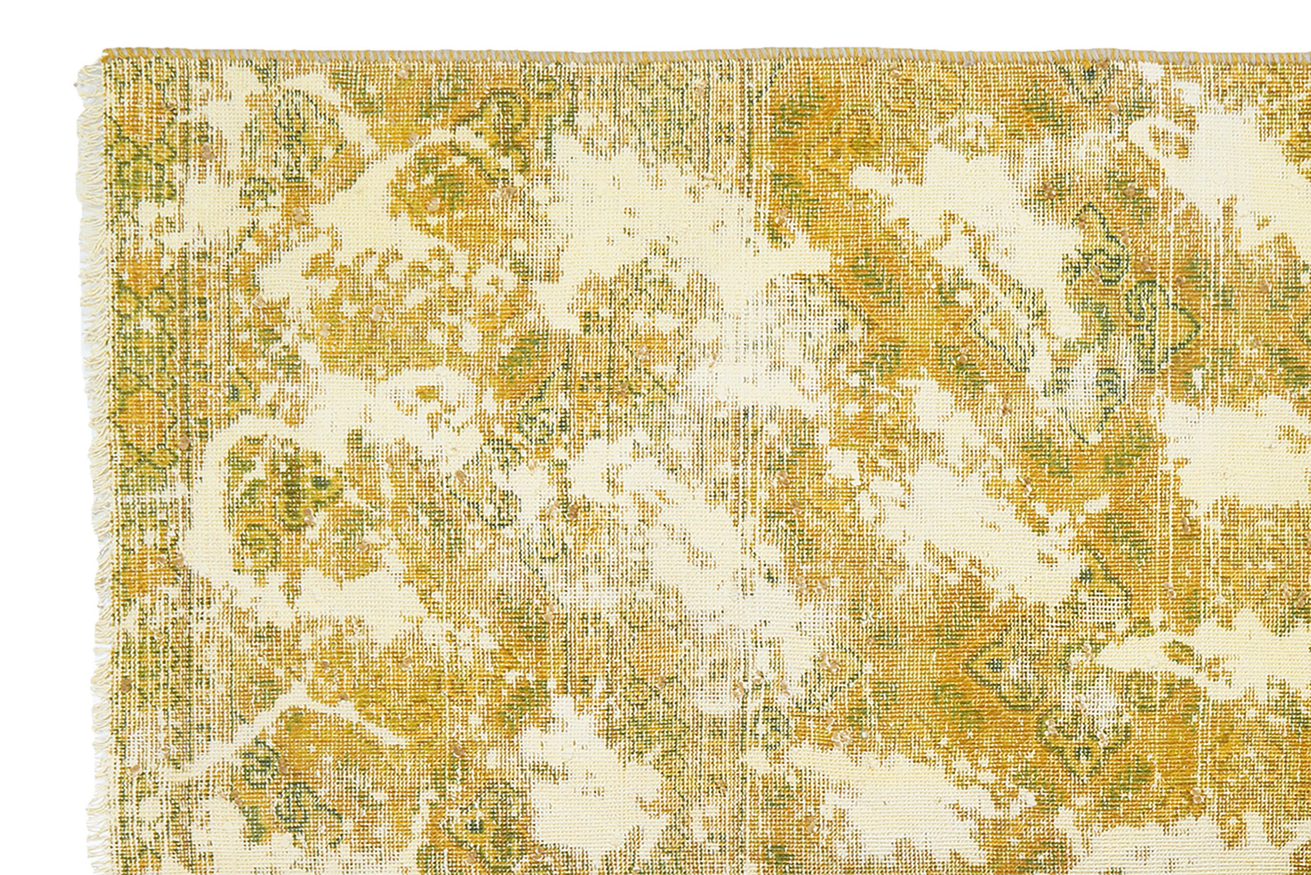 Vintage Teppich Wolle Mehrfarbig