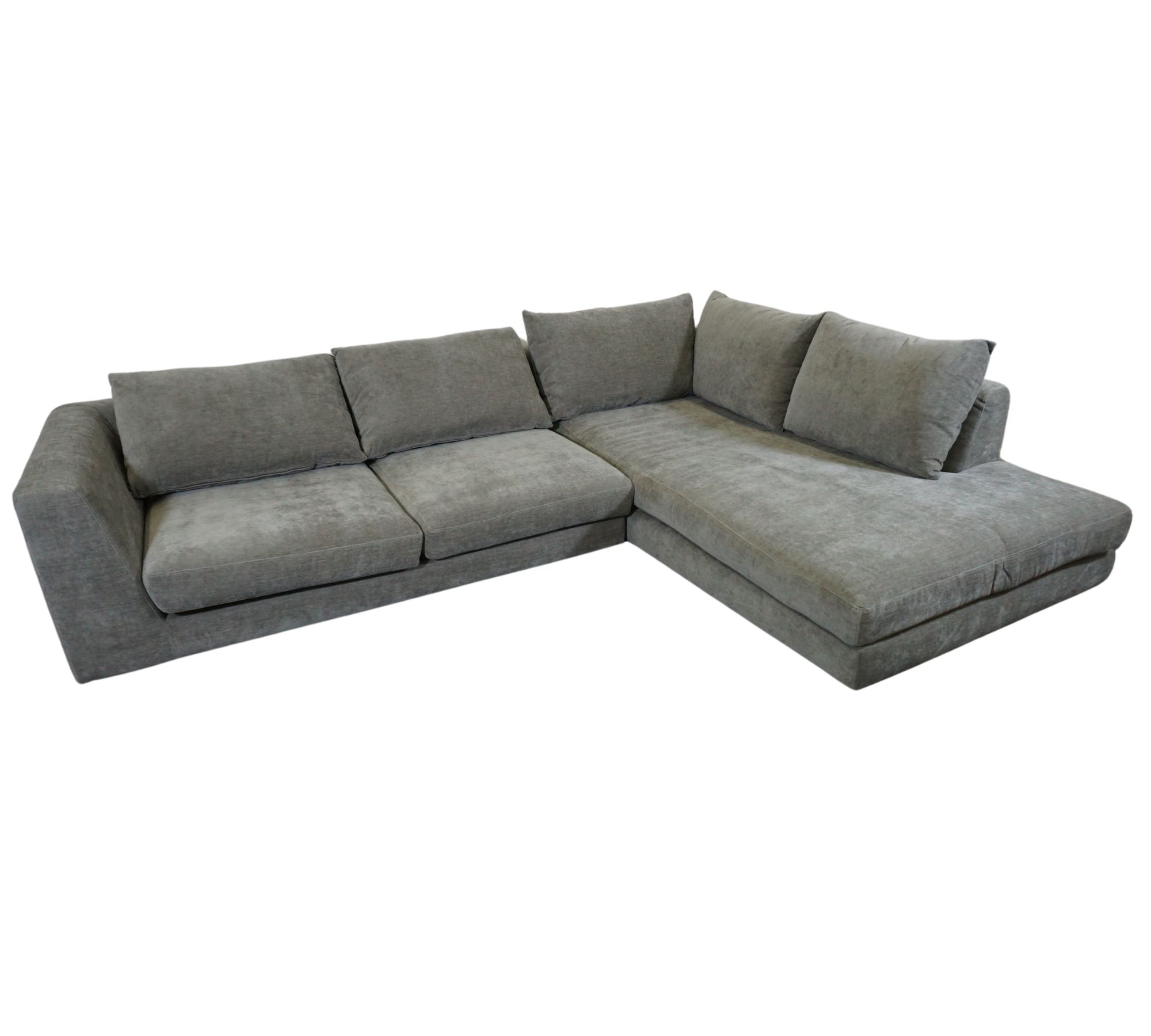 Noa Sofa Récamiere Rechts Planet Grey Green