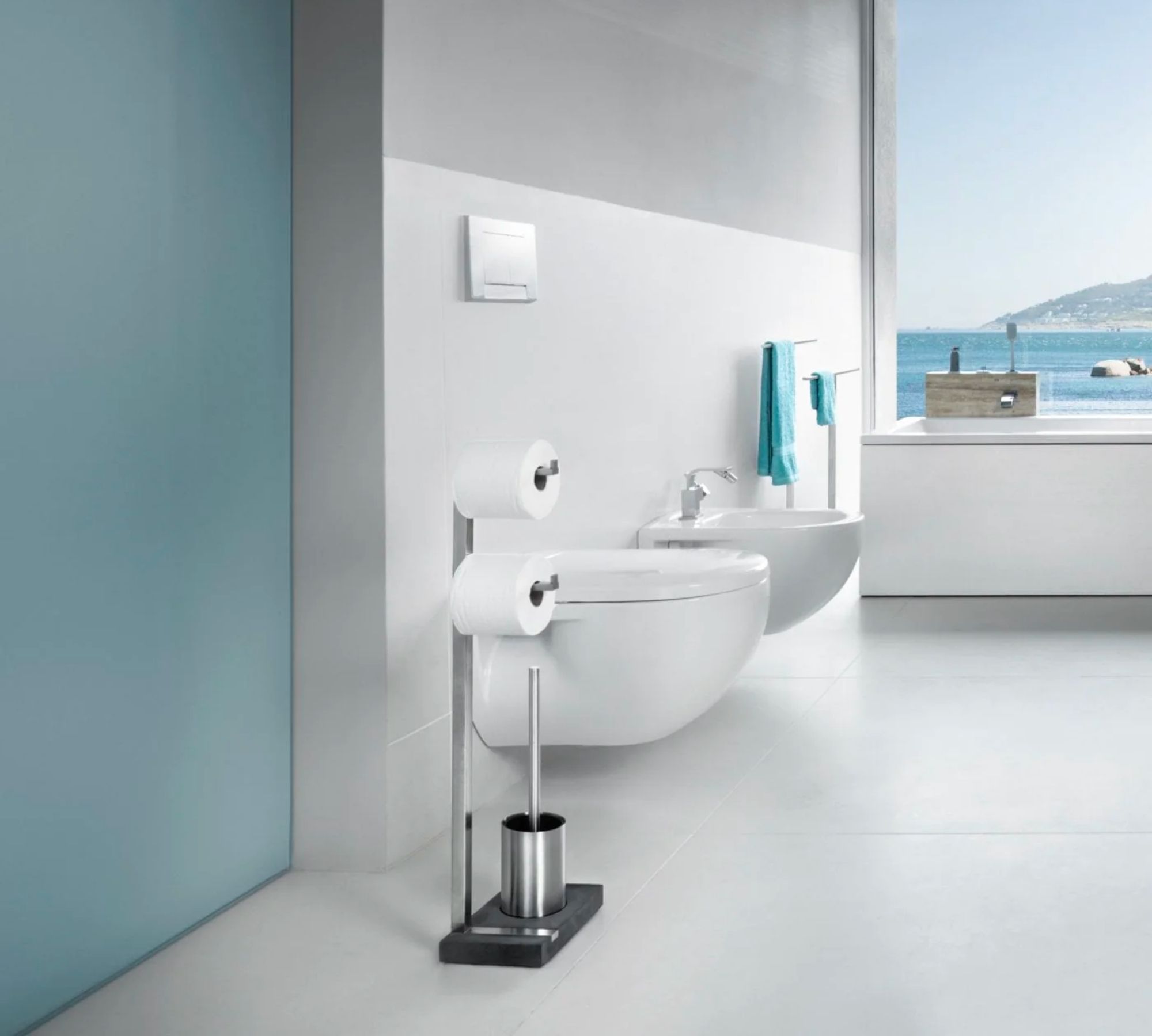 Menoto Toilettenbutler Edelstahl Matt 68623