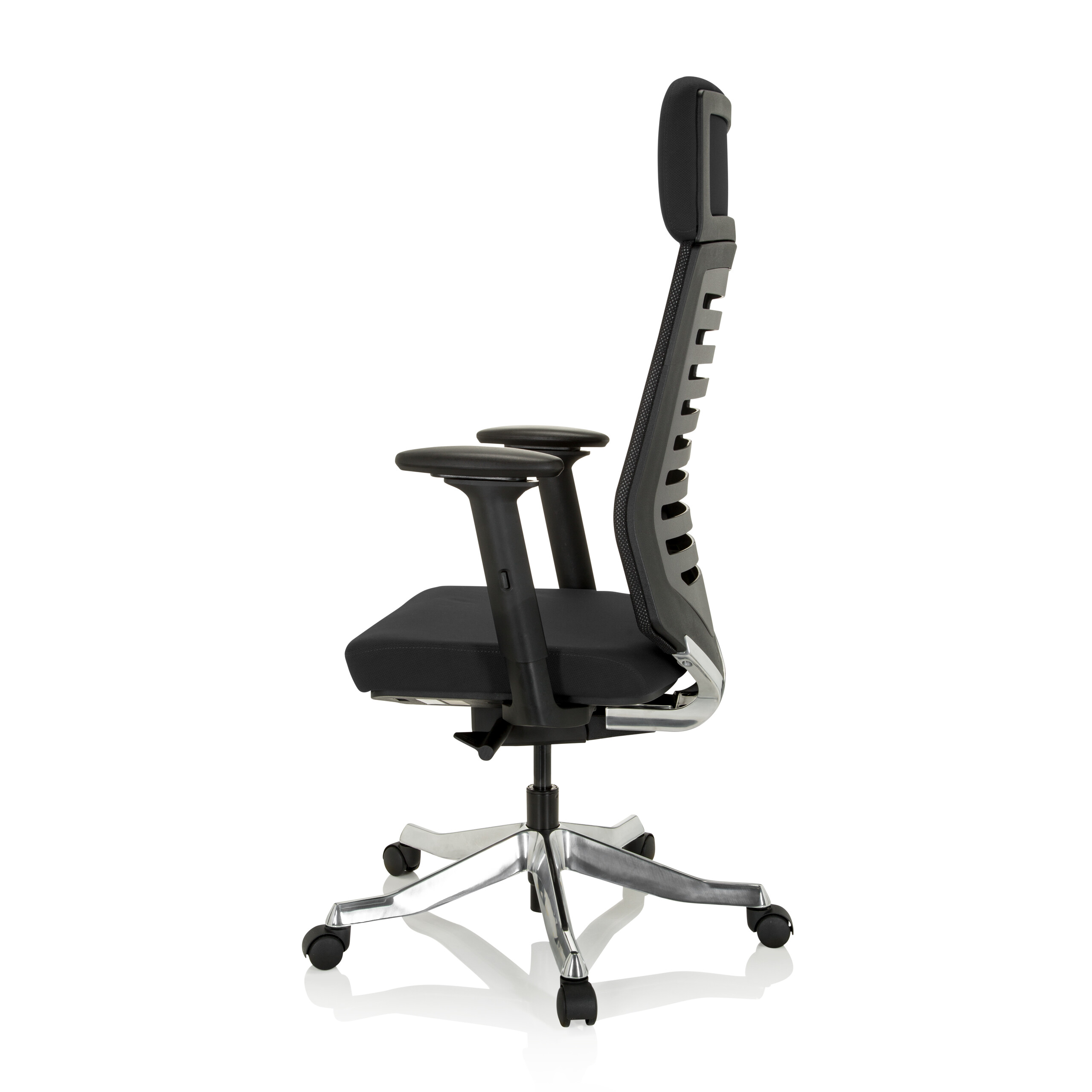 ASGON Bürostuhl Stoff Schwarz