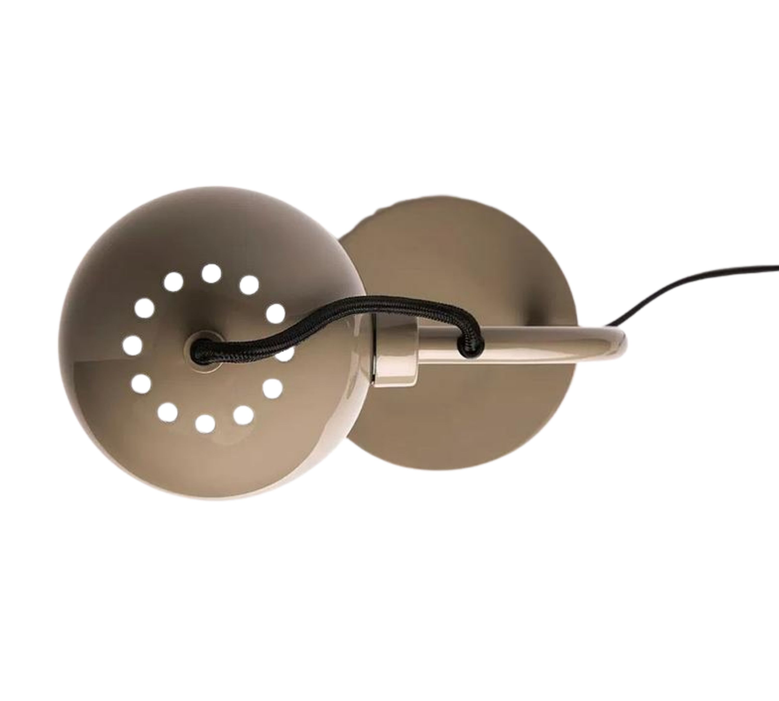 Ball Tischlampe Glossy Warm Grey