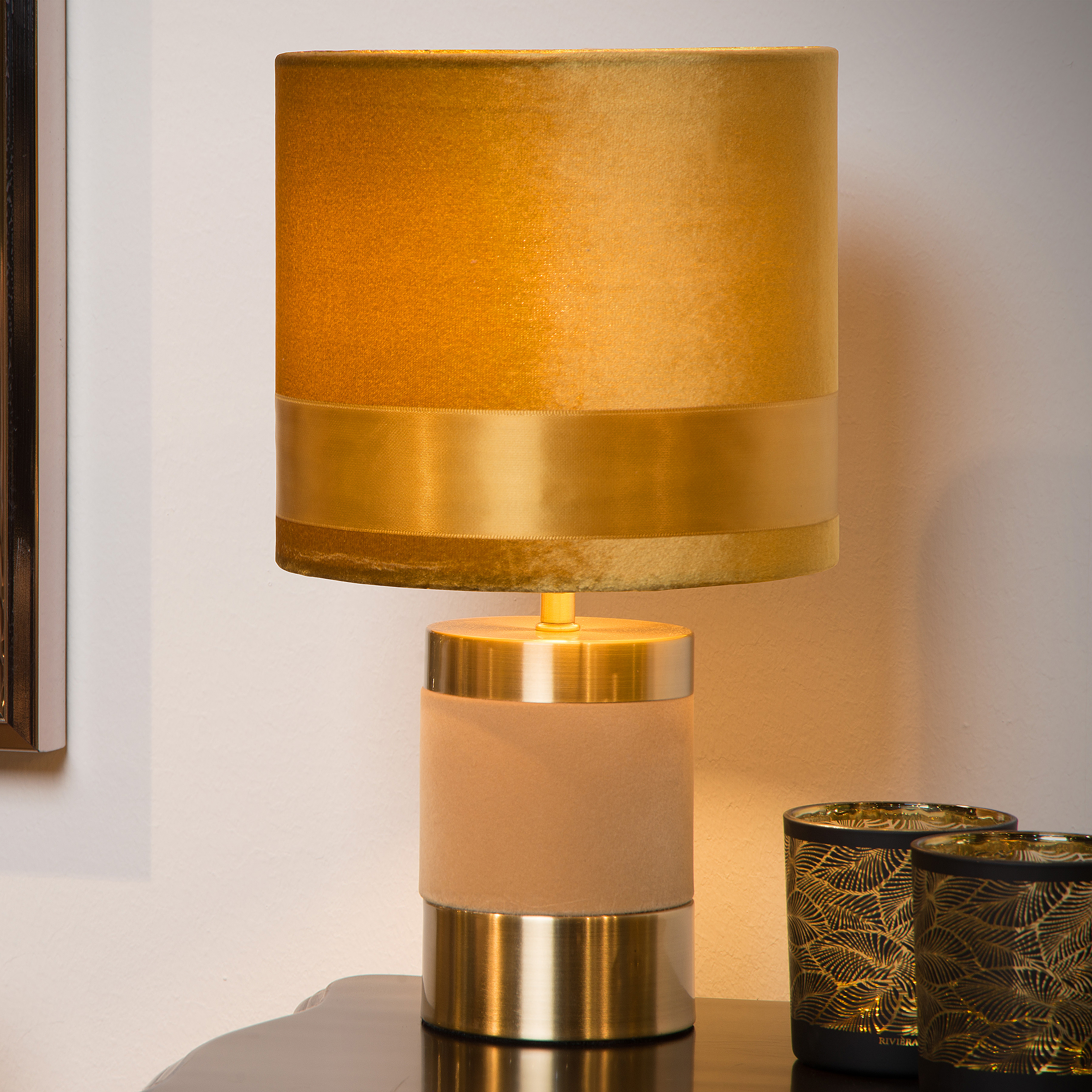 Extravaganza Frizzle Tischleuchte Eisen Gelb