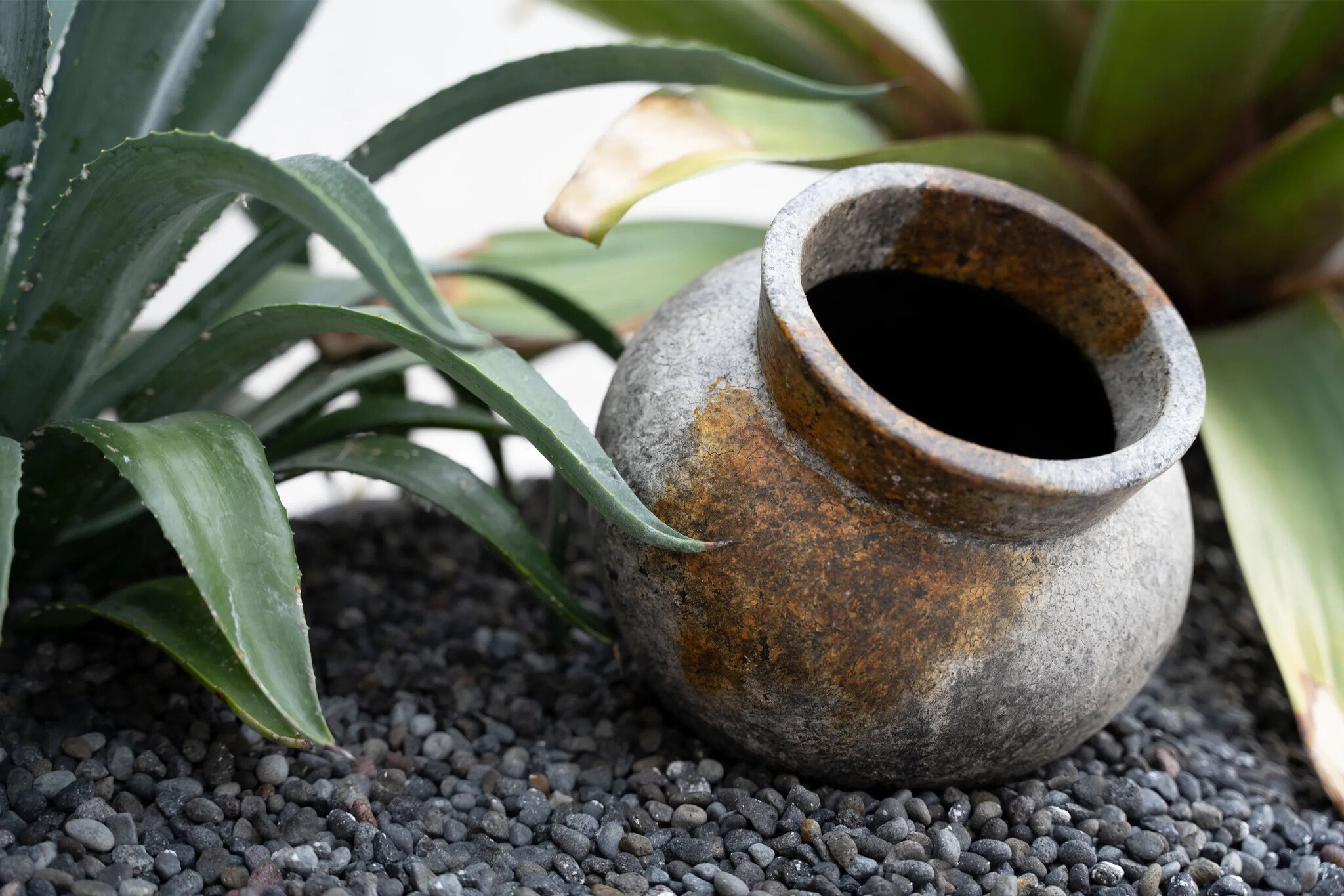 Funky Vase Grau