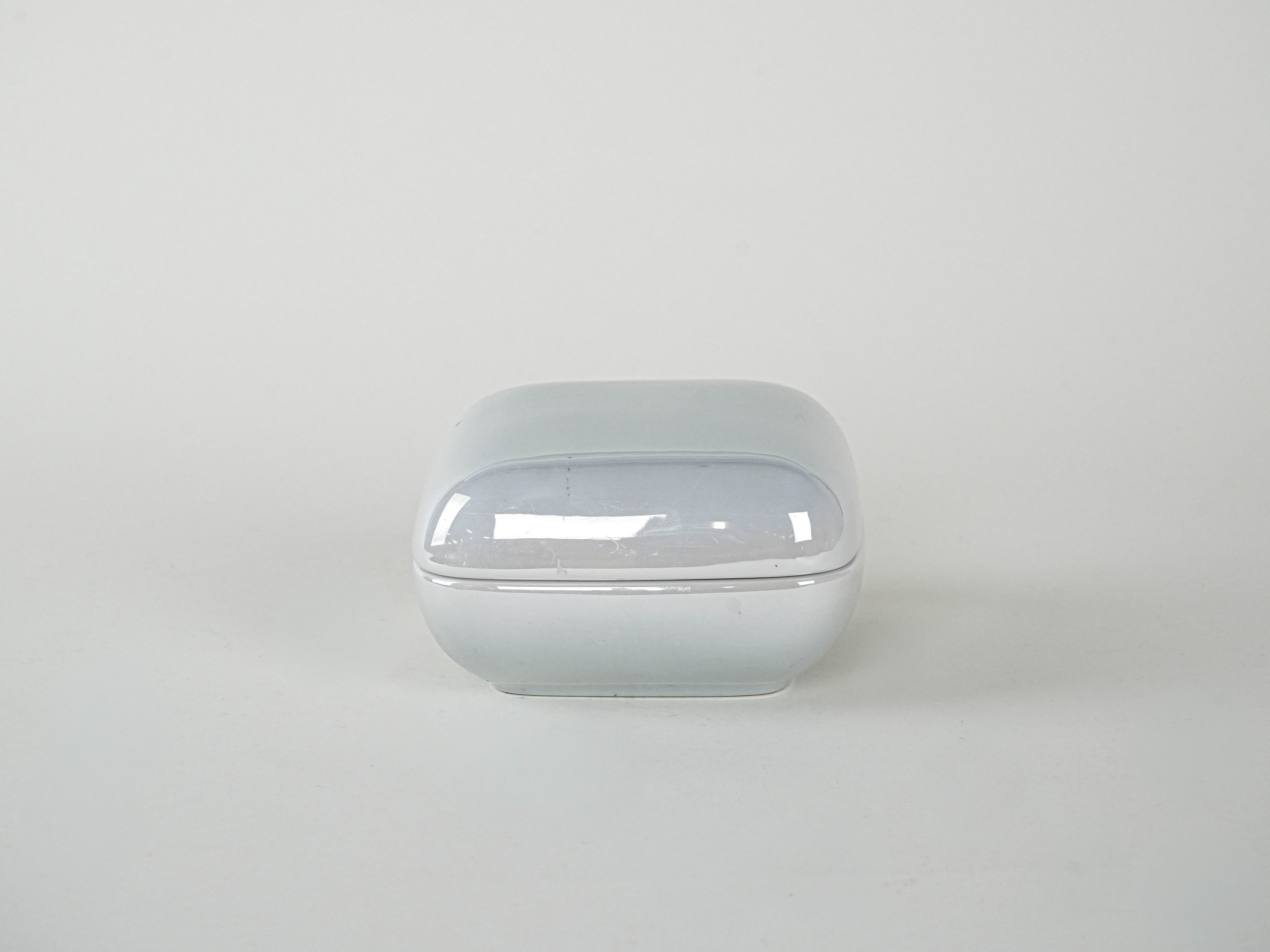 Porcelain box White 1970s