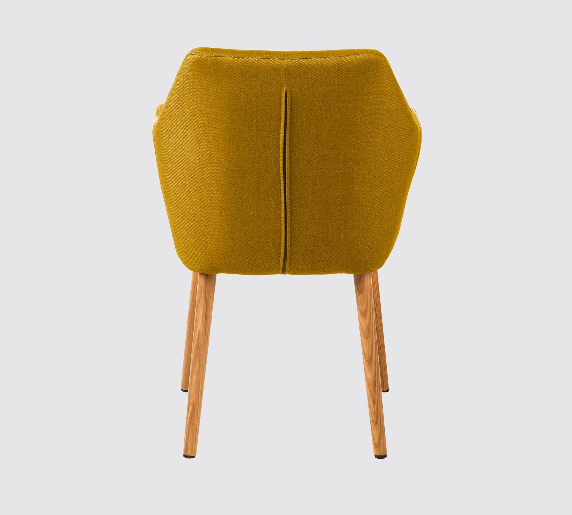 Armchair NICHOLAS fabric: Curry yellow Single chair