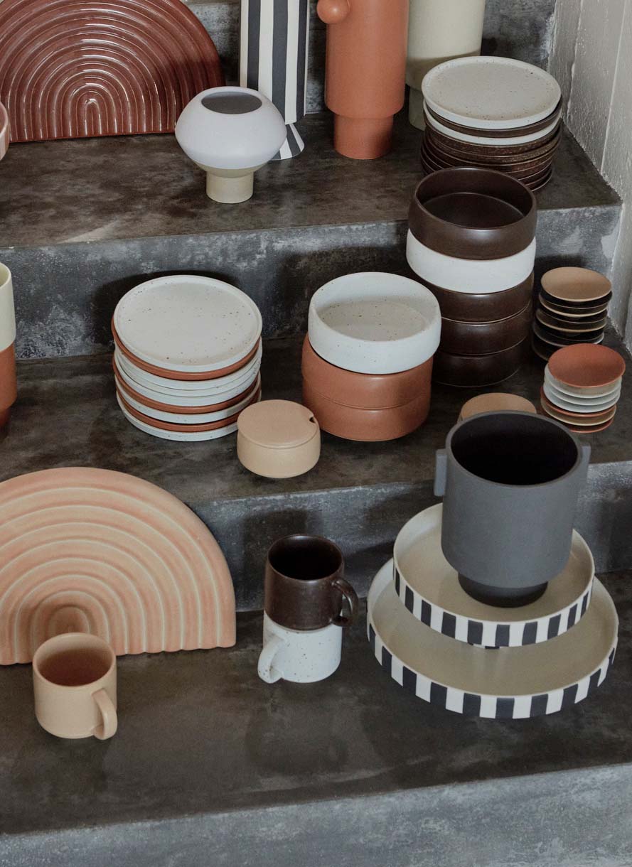 Inka Kana Vaso Piccolo Pietra Antracite