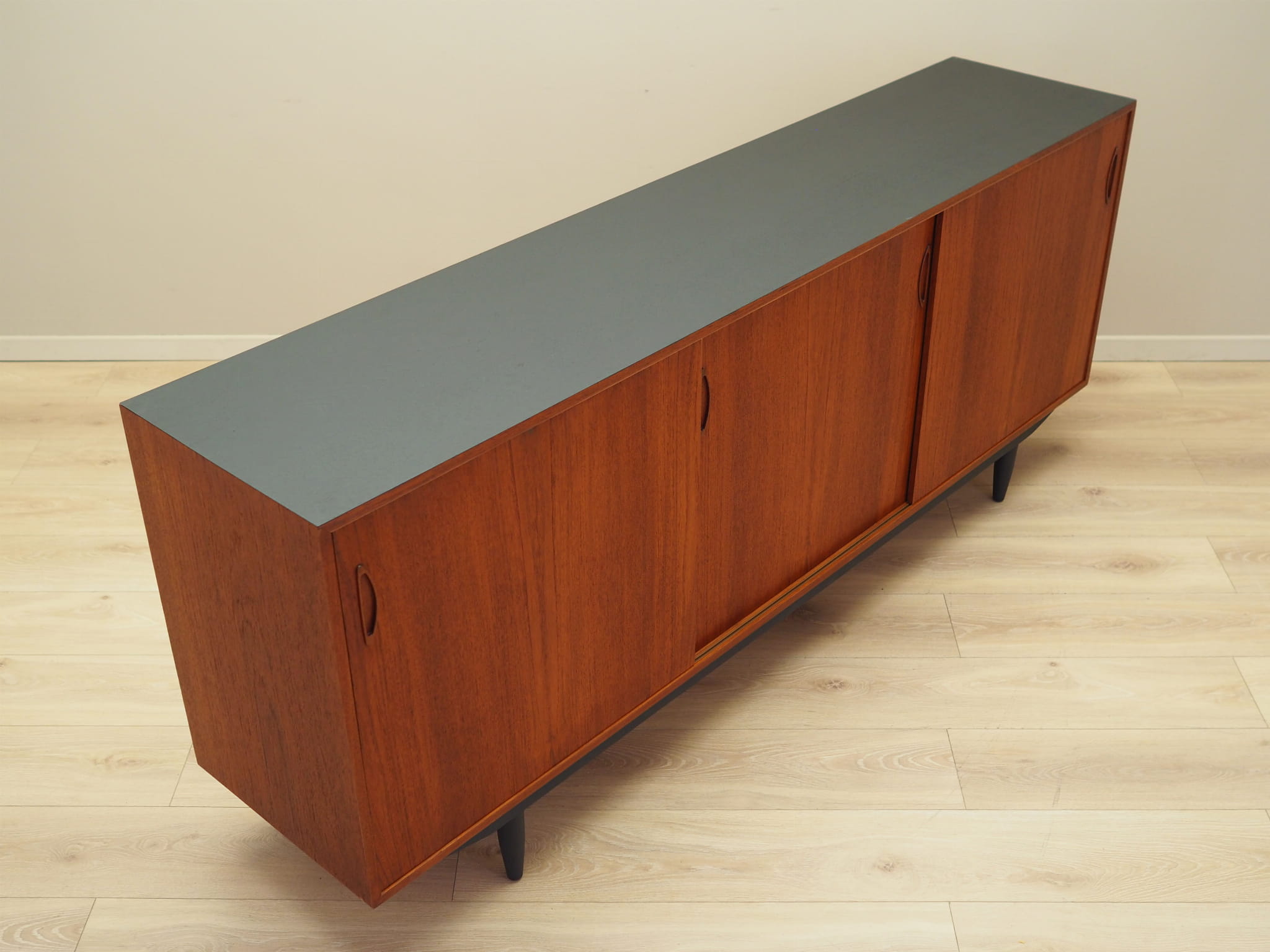 Vintage Sideboard Teakholz Braun 1970er Jahre