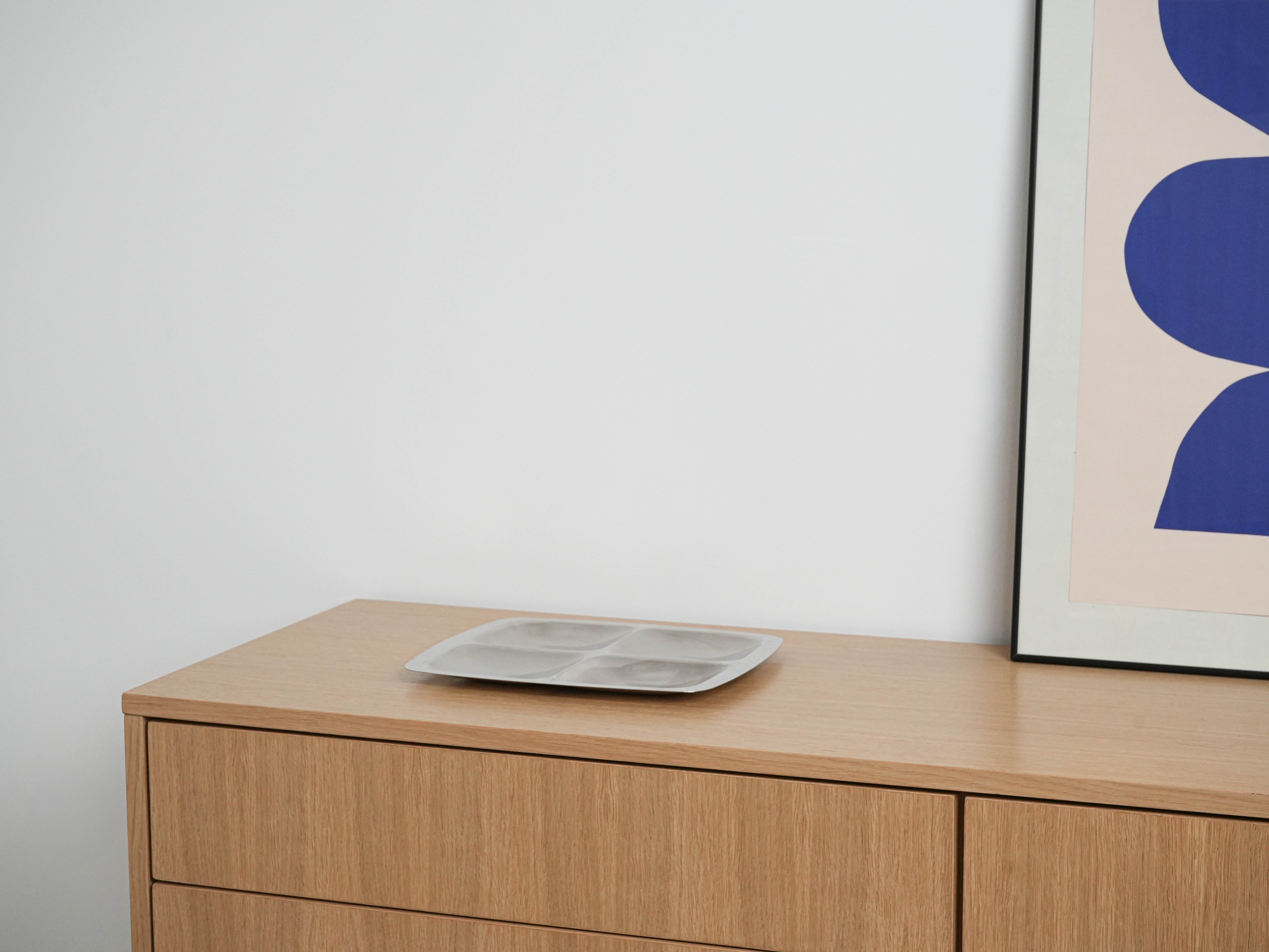 Servierplatte Silber 