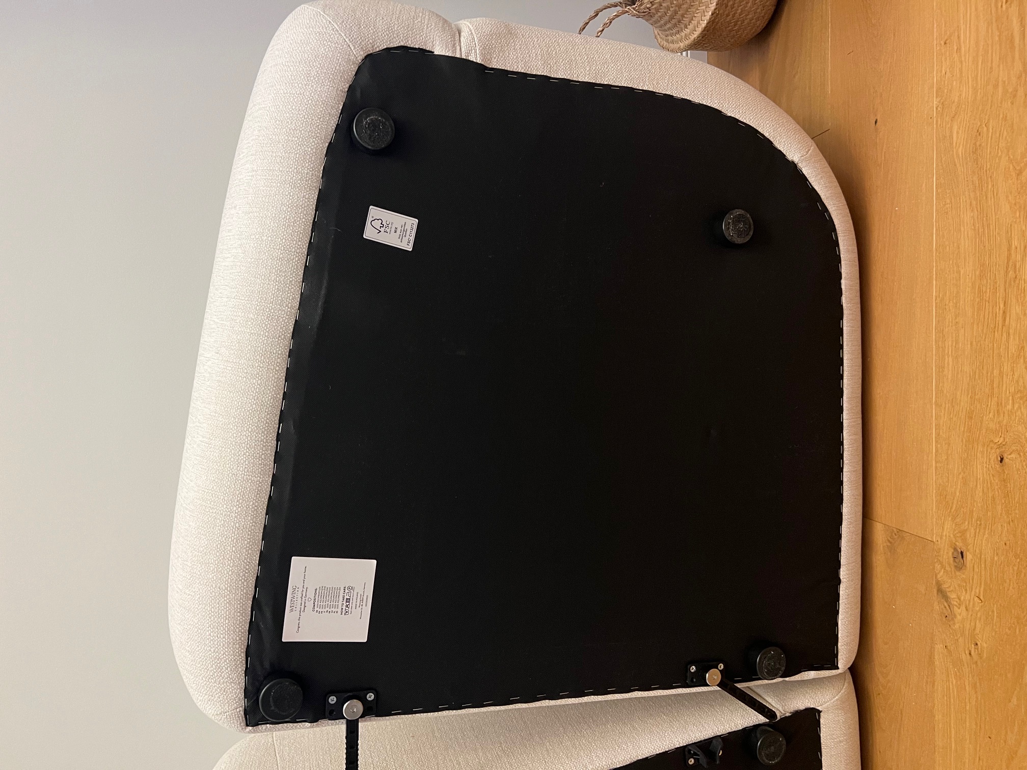 Sofia Sofa 2-seater incl. ottoman Beige