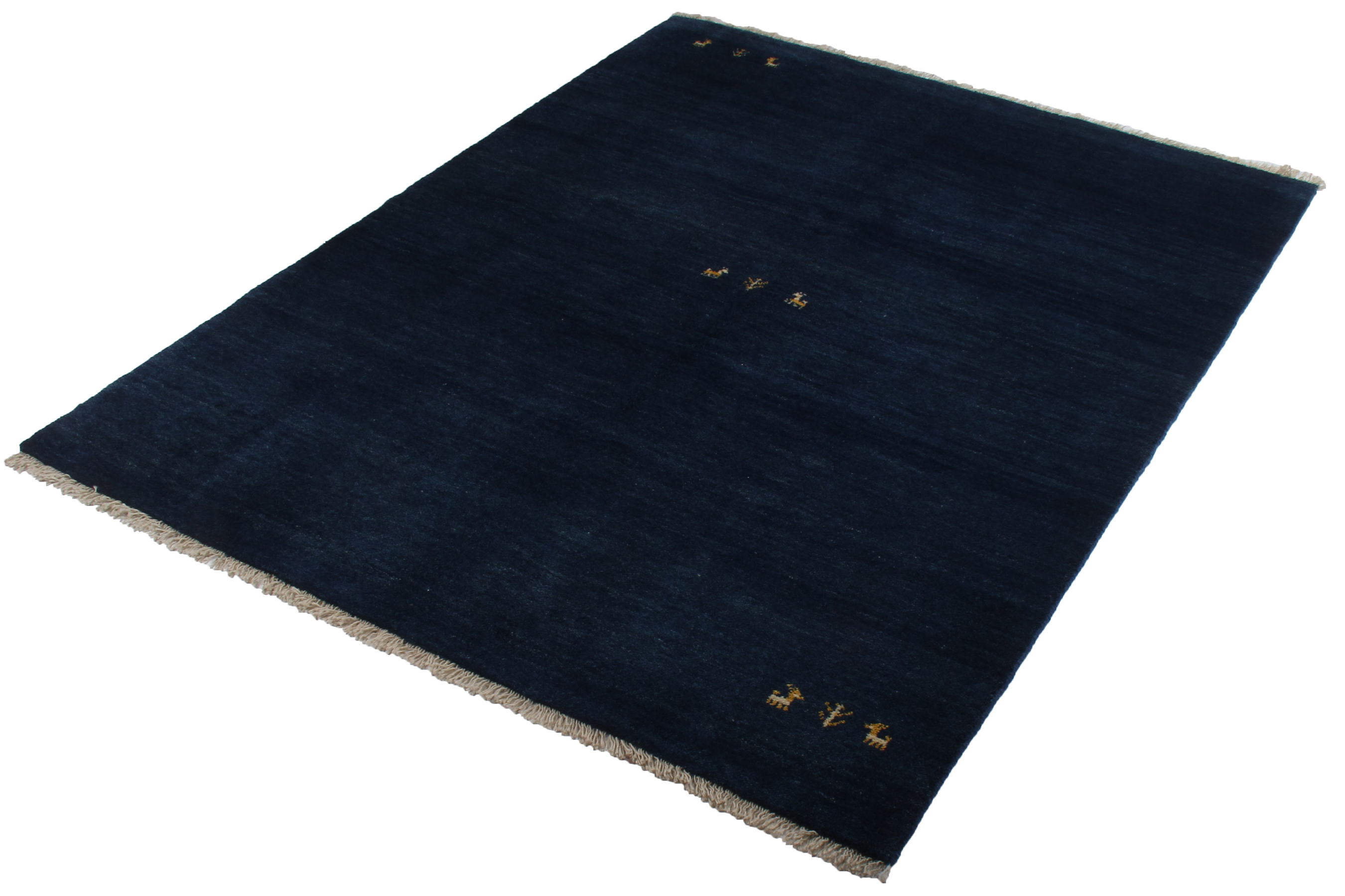 Gabbeh Carpet Wool Blue