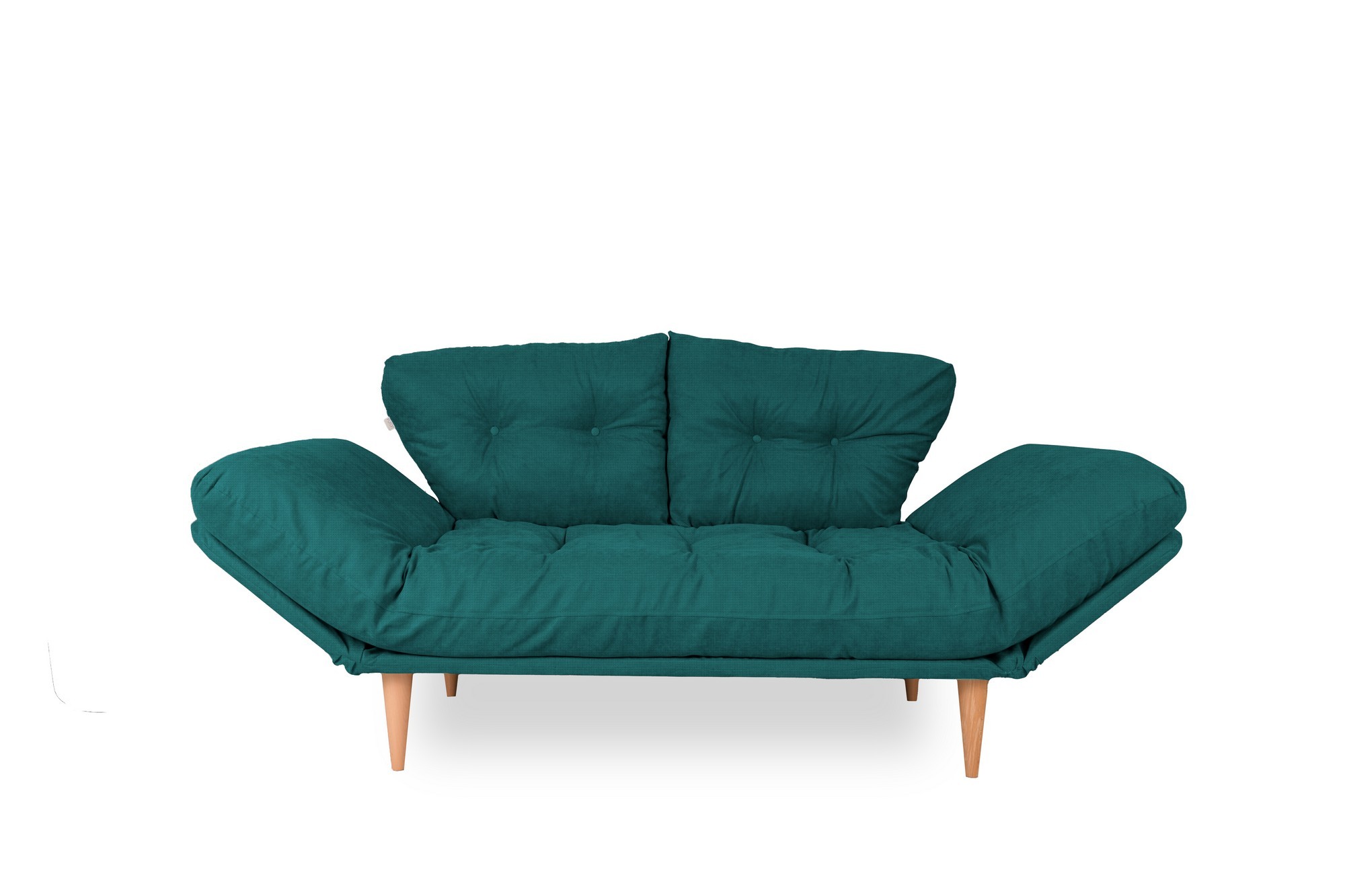 Nina Daybed Schlafsofa 3-Sitzer Petrol Grün