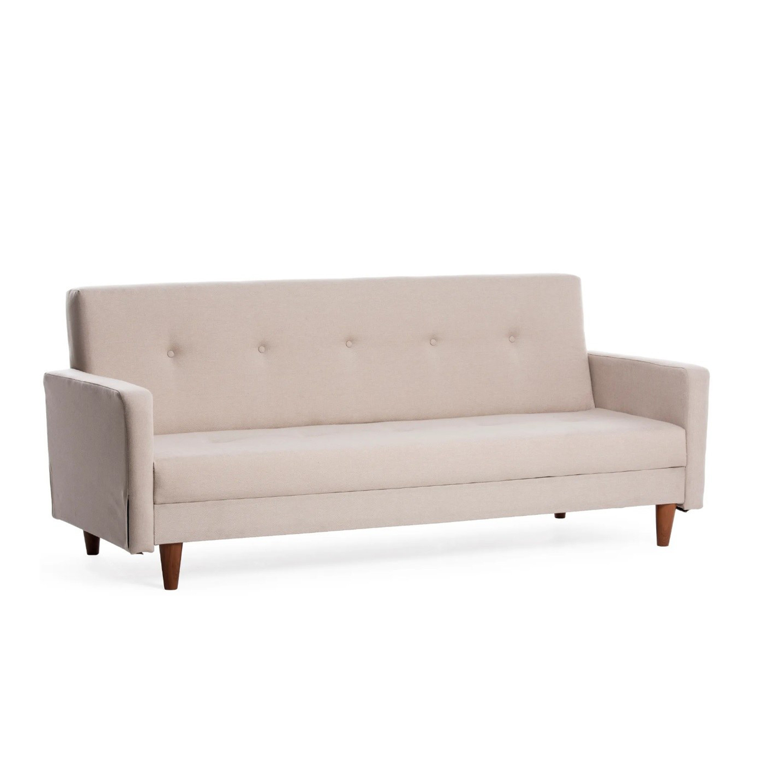 Hiko Schlafsofa 3-Sitzer Creme