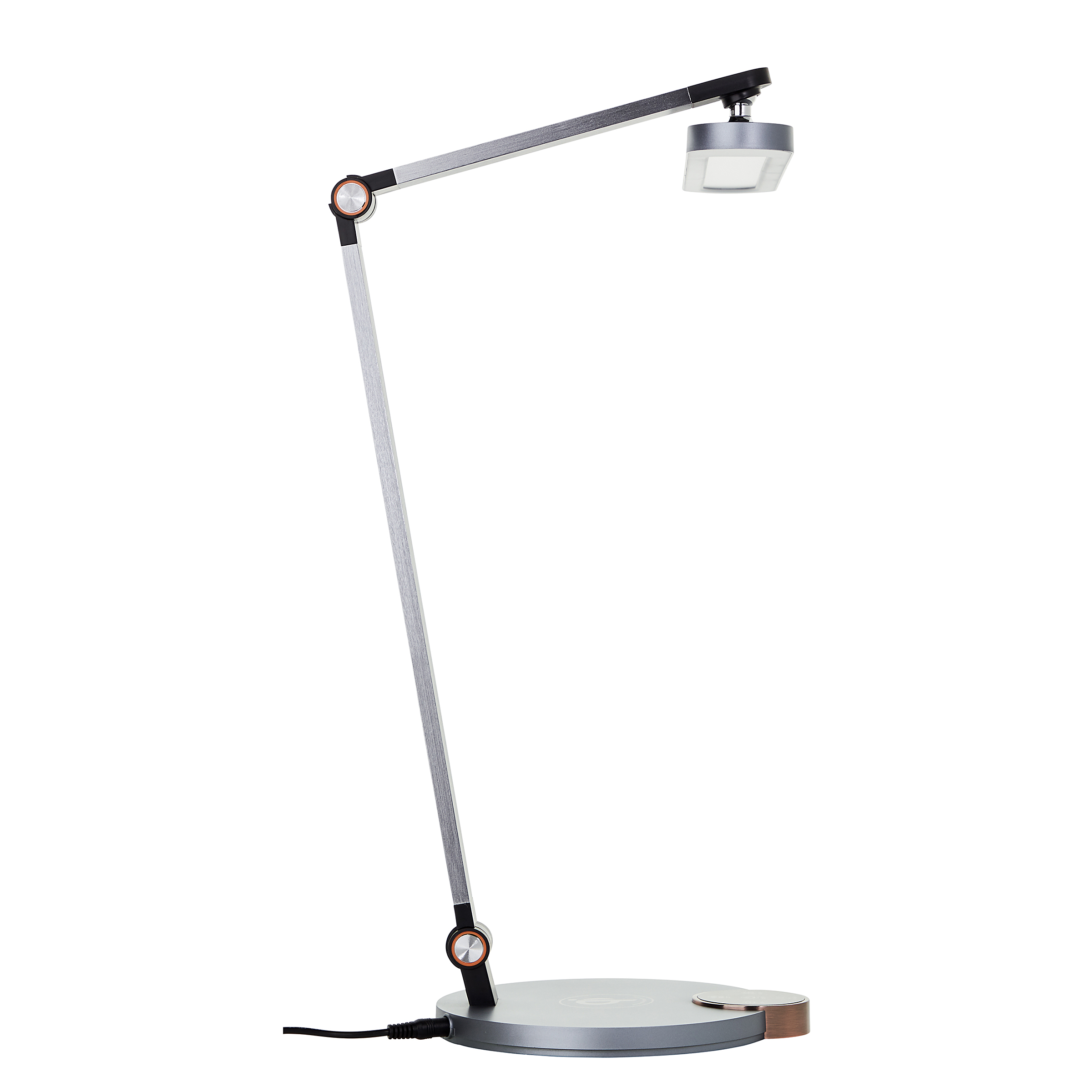 LED-Schreibtischlampe Officehero Aluminium Silber