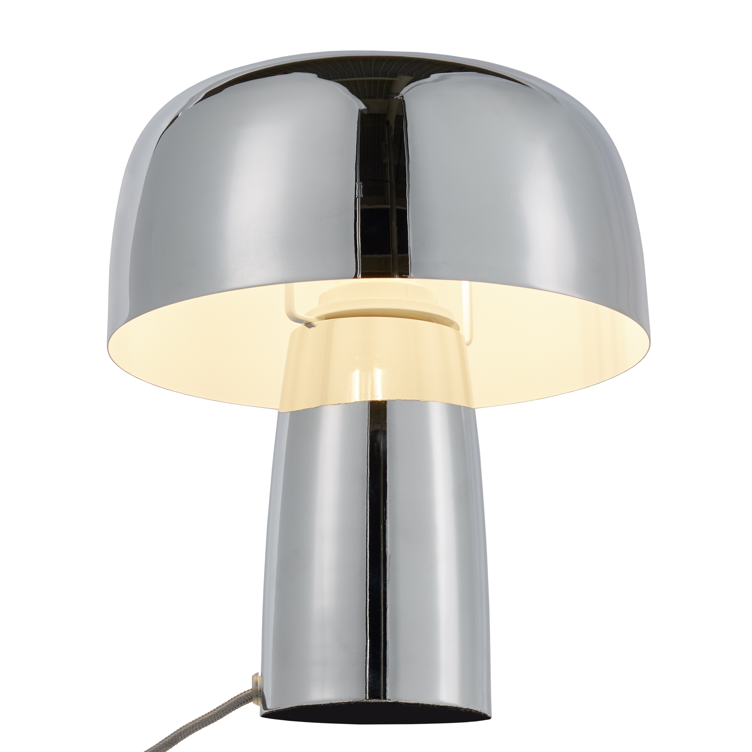 Table lamp LOOMY steel silver