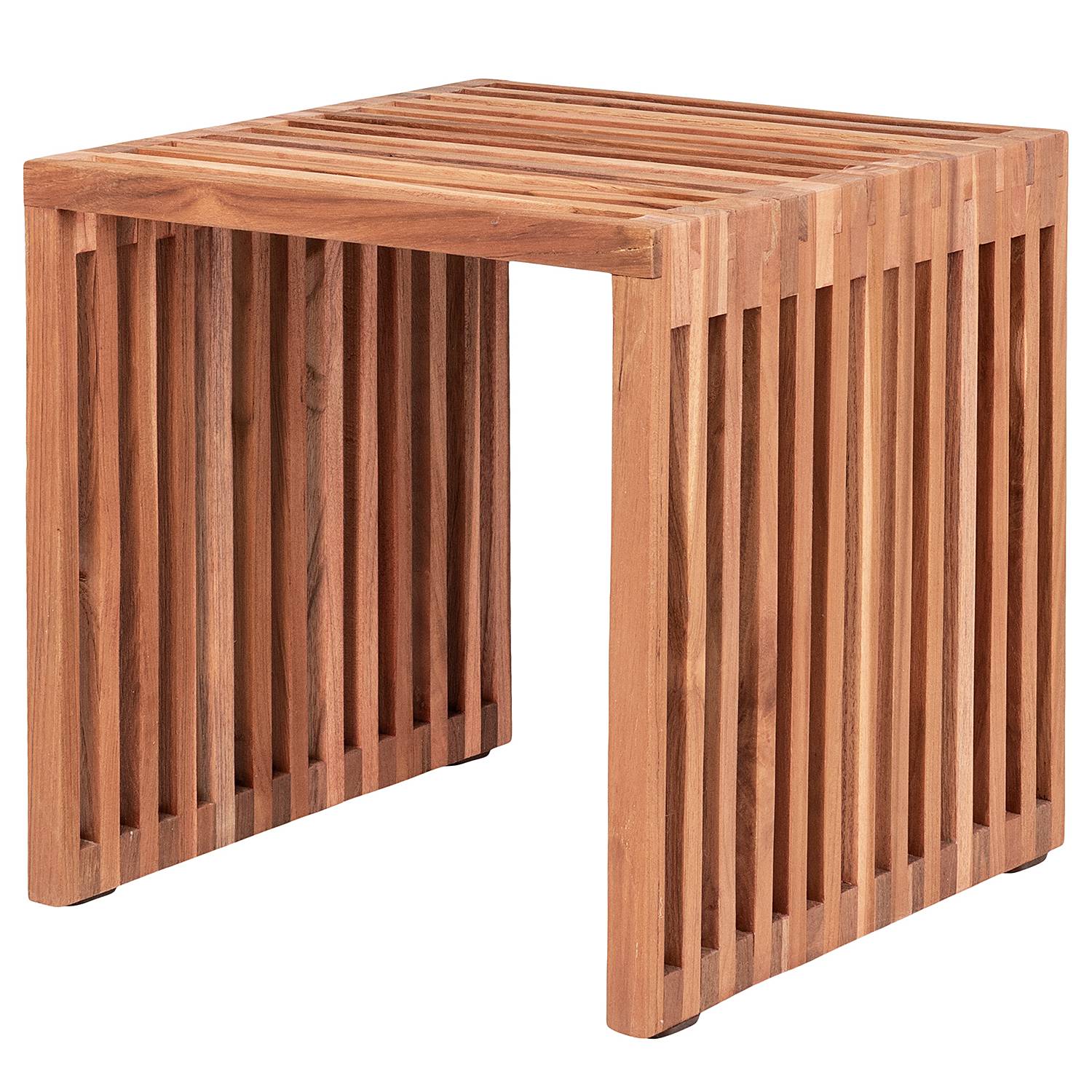Pego Beistelltisch Teakholz Braun