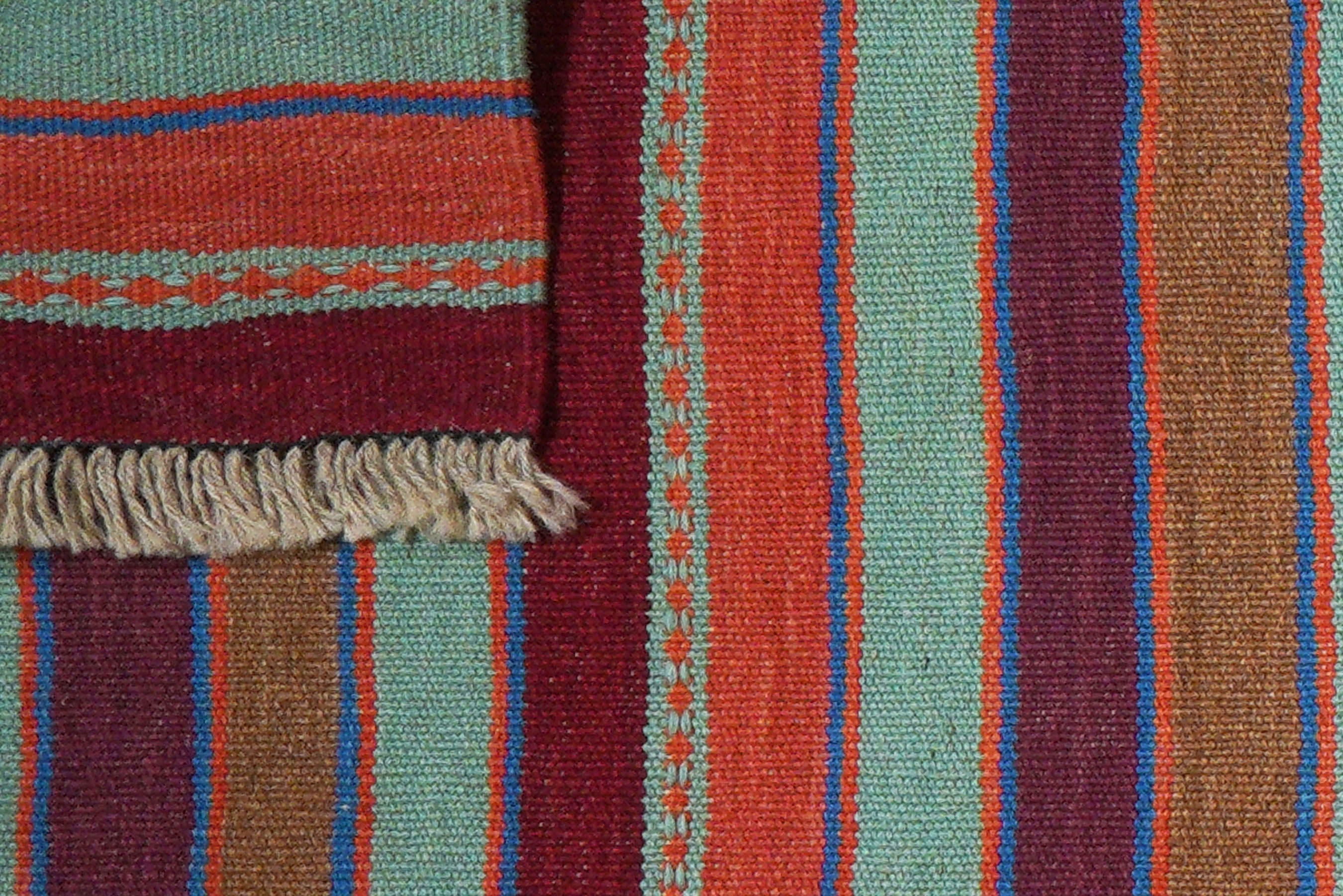 Kelim Gashgai Carpet Wool Multicolored