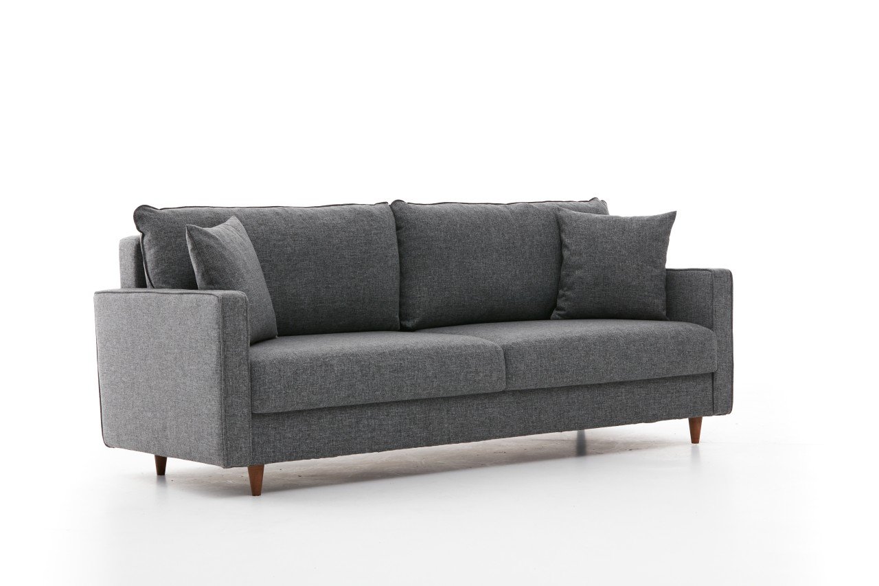 Eva Sofa 3-Sitzer Grau