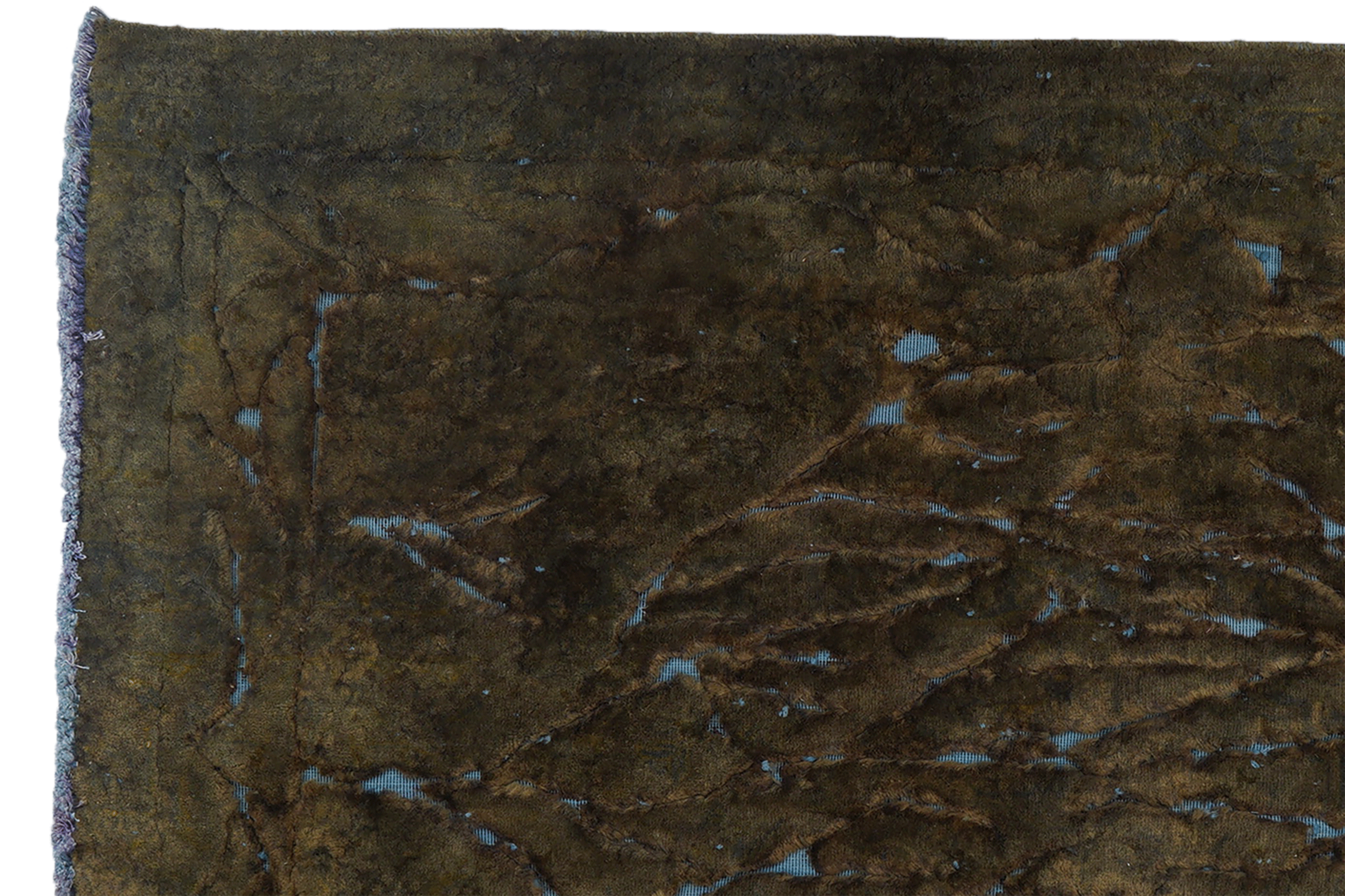 Tappeto vintage in lana multicolore