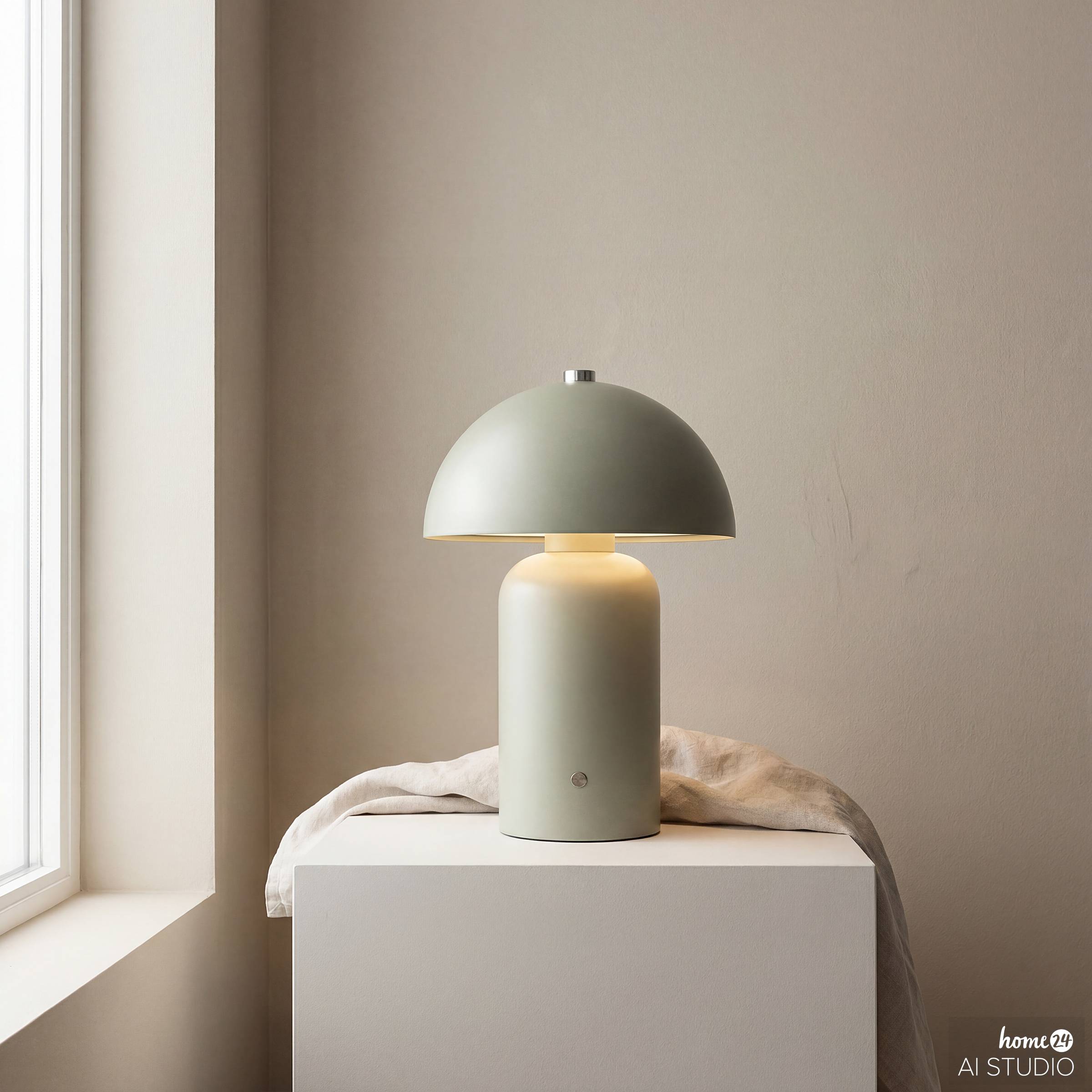 Moch Akku-Tischleuchte Dimmbar Grün