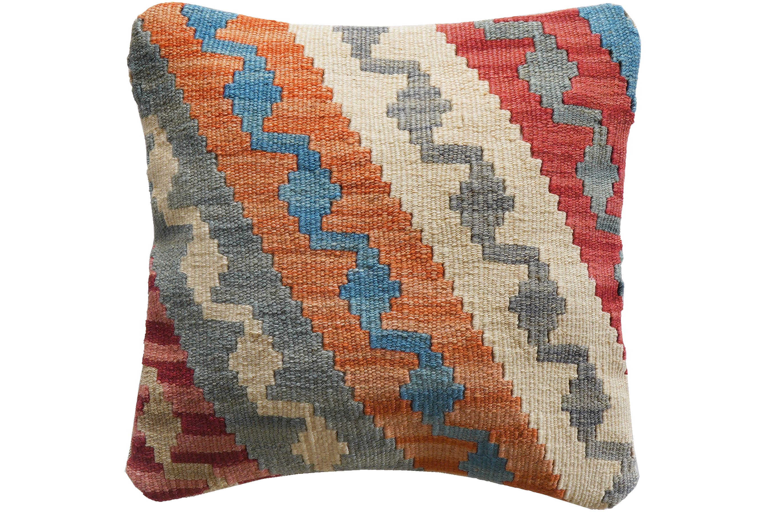 Carpet Pillow Wool Cotton Multicolored