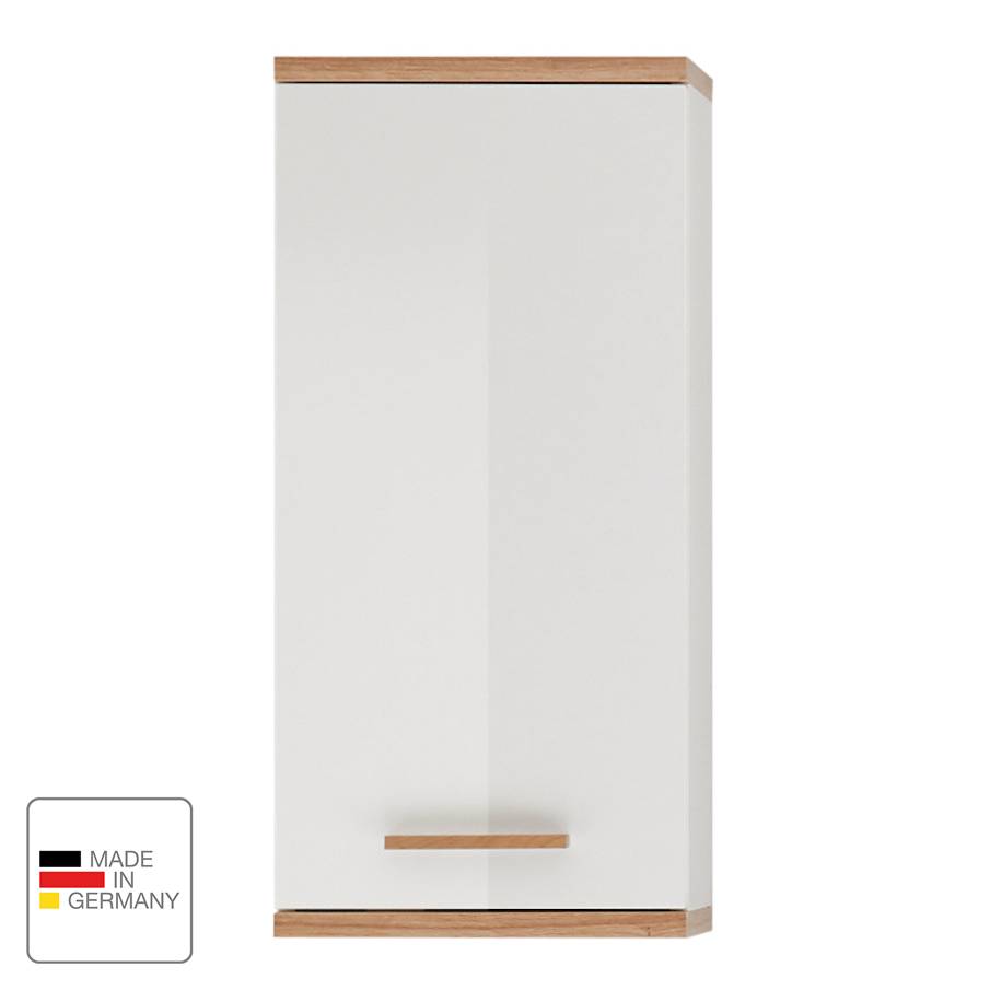 Wall Cabinet Quickset 923 Riviera Oak Decor White