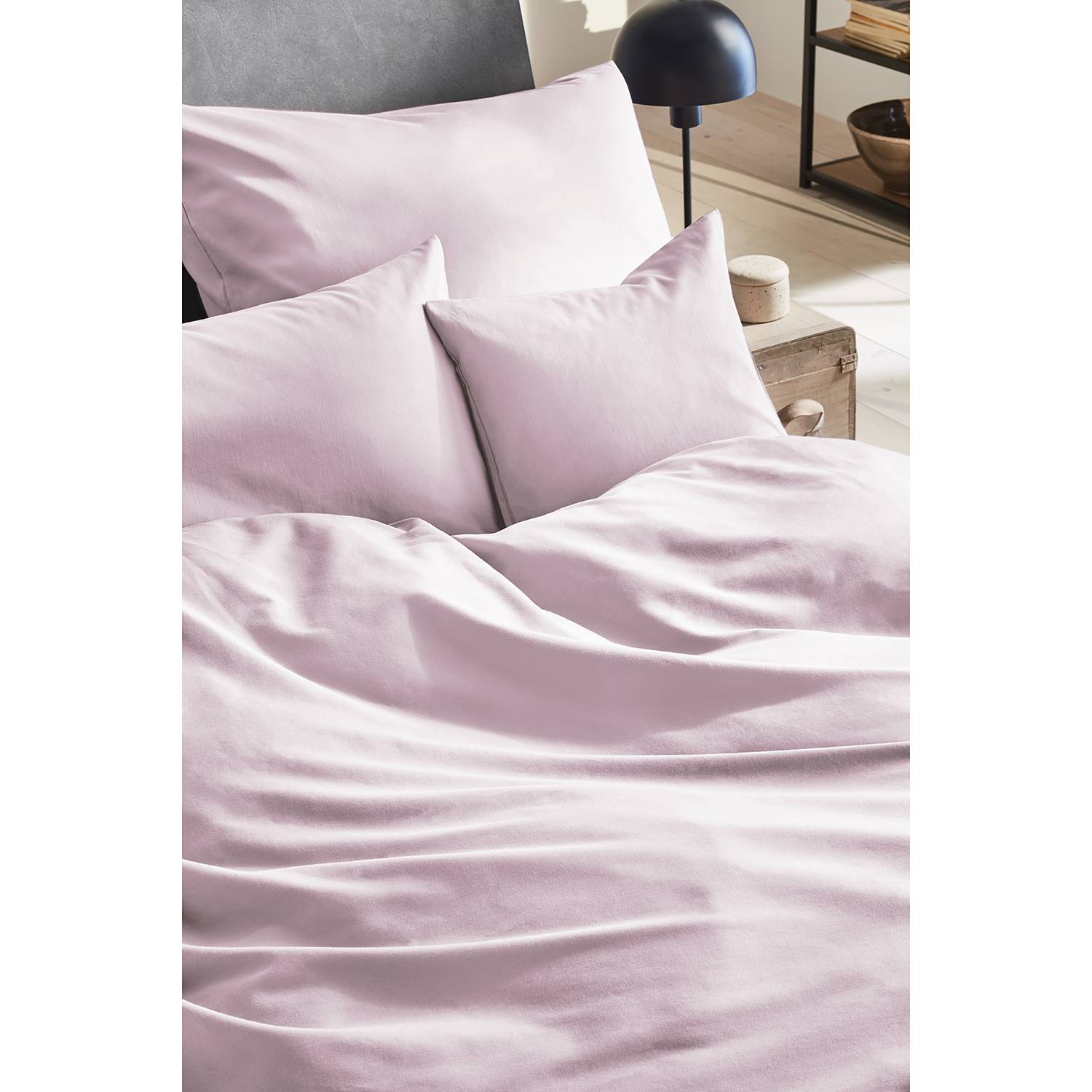 Montainville Bettwäsche Baumwolle 200x200cm Kissen 80x80cm