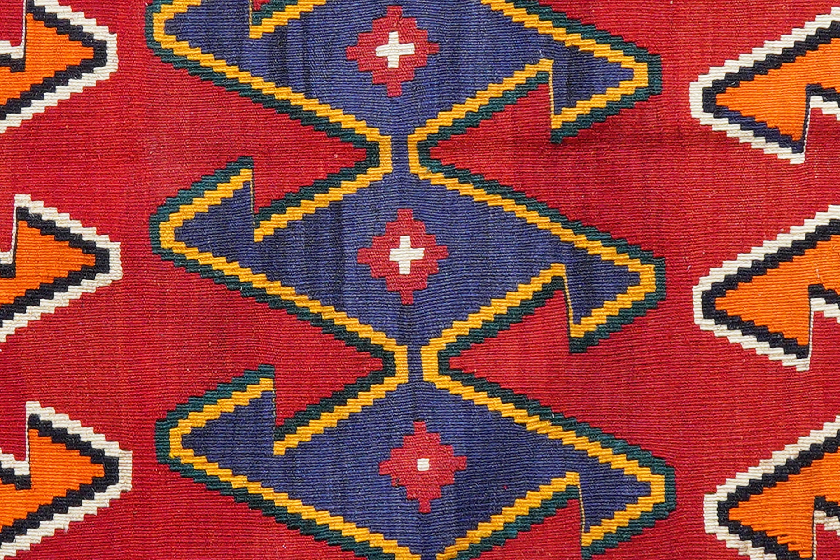 Kilim Gashgai Teppich Mehrfarbig
