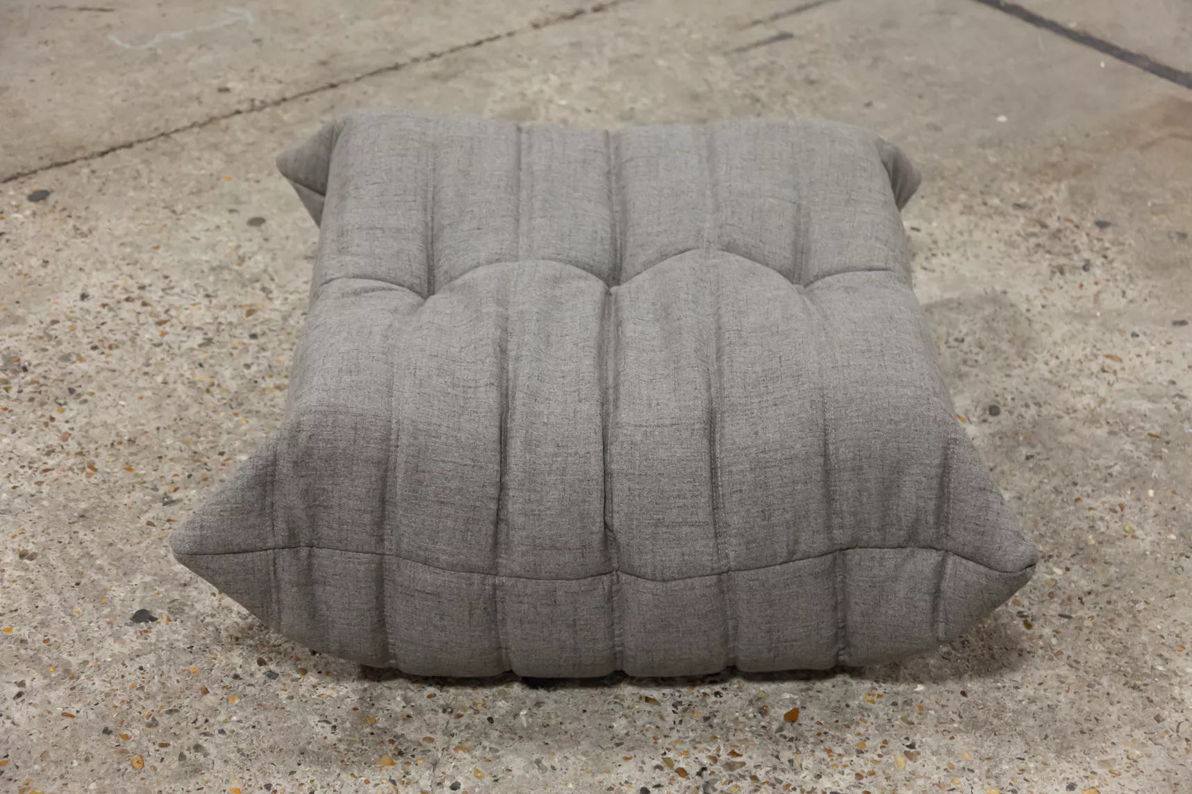 Togo Ottoman Fabric Warm Grey