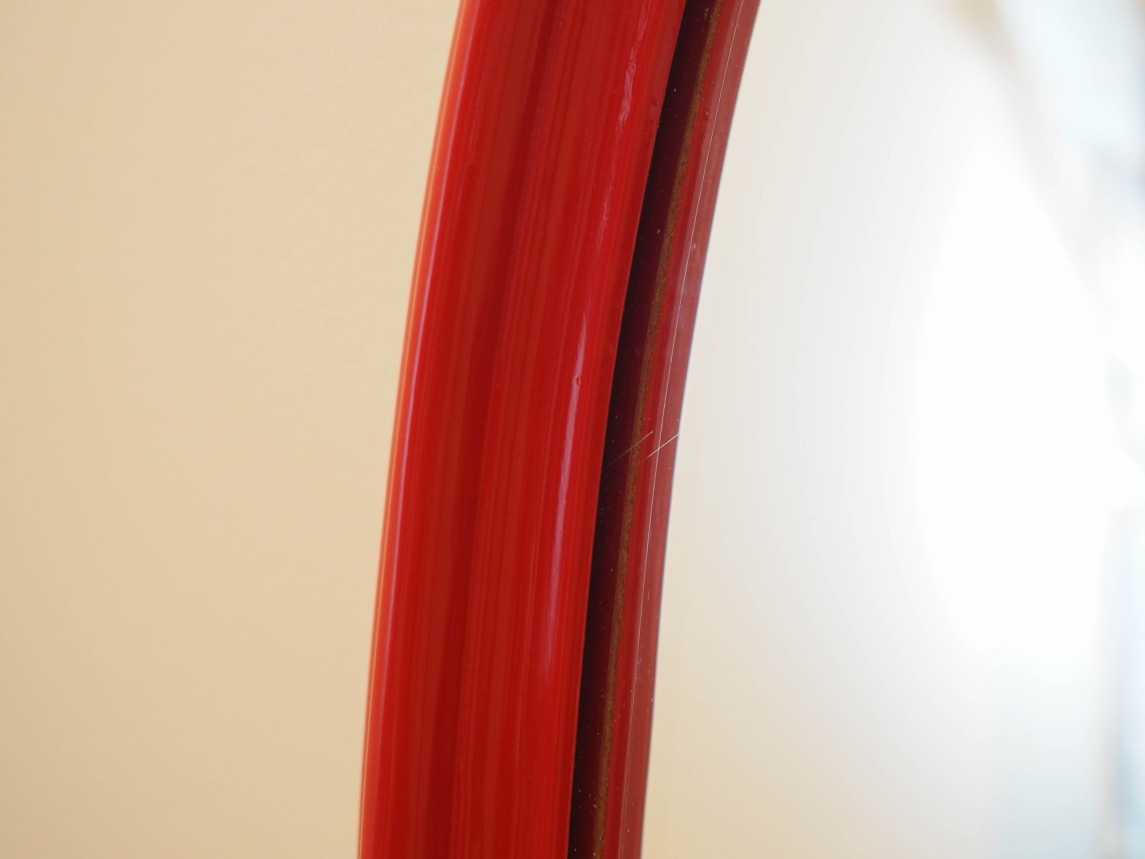 Mirror 1970s Red