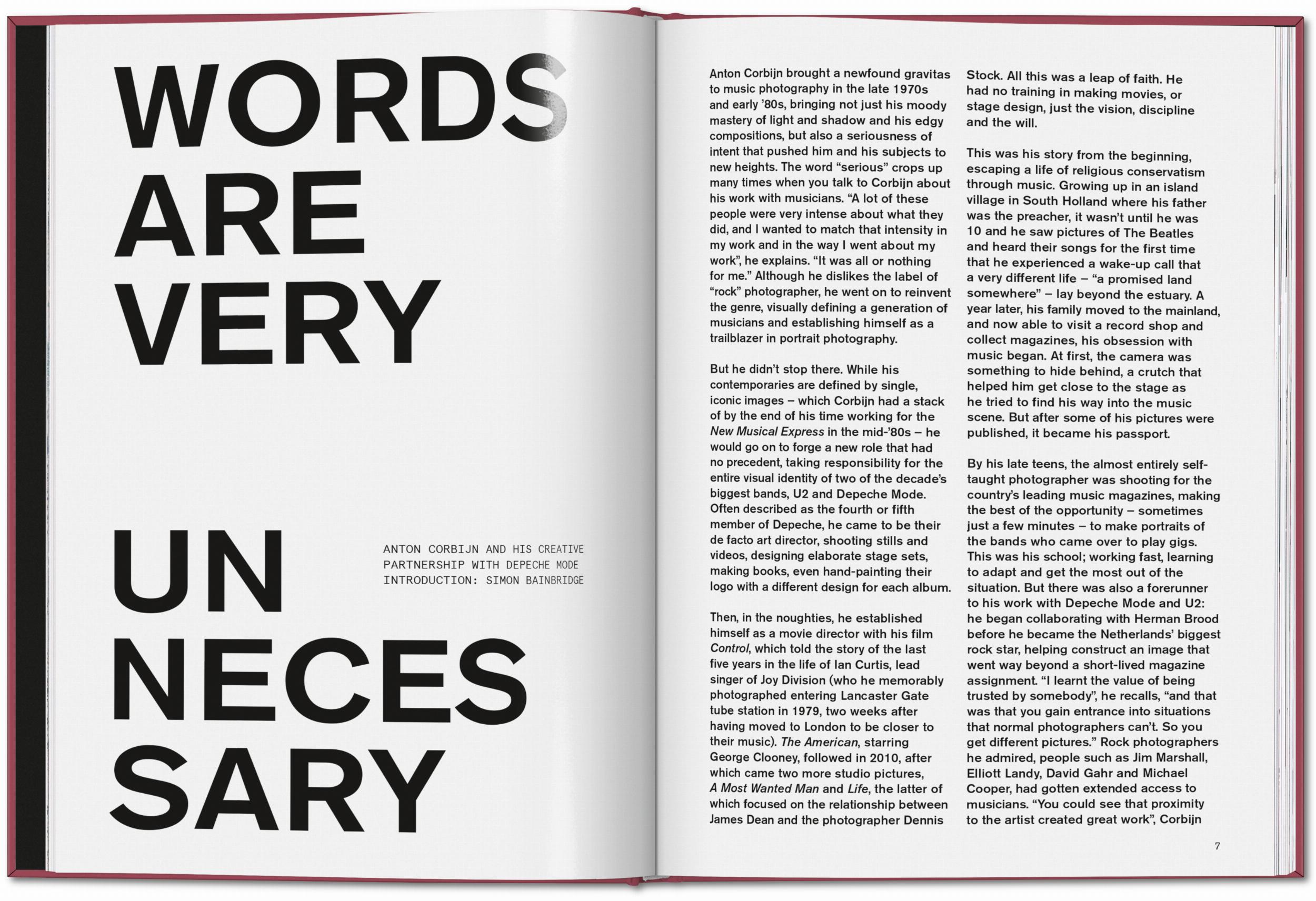 Depeche Mode by Anton Corbijn in Englisch
