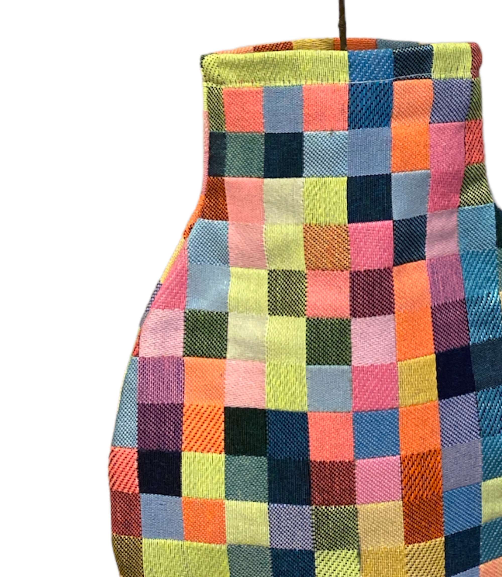Vase Hülle Margaux Jacquard Stoff Mehrfarbig 