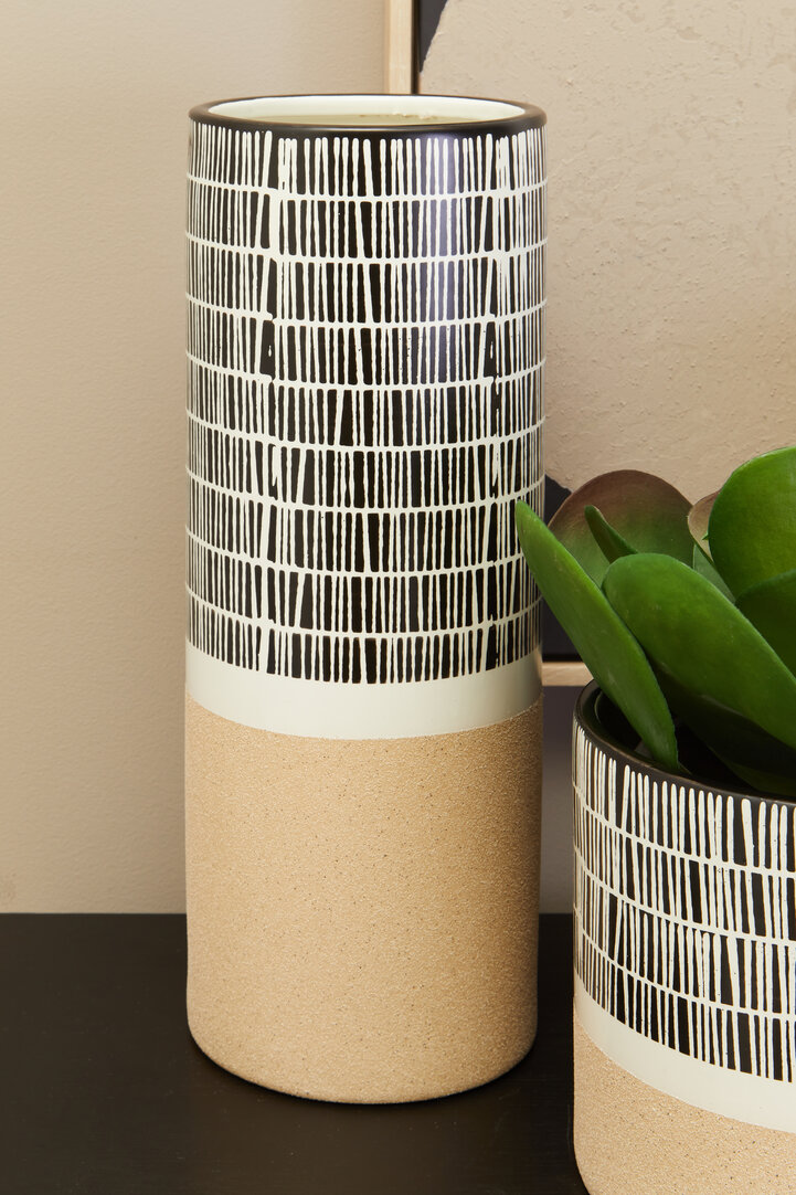 Jada Large Striped Vase