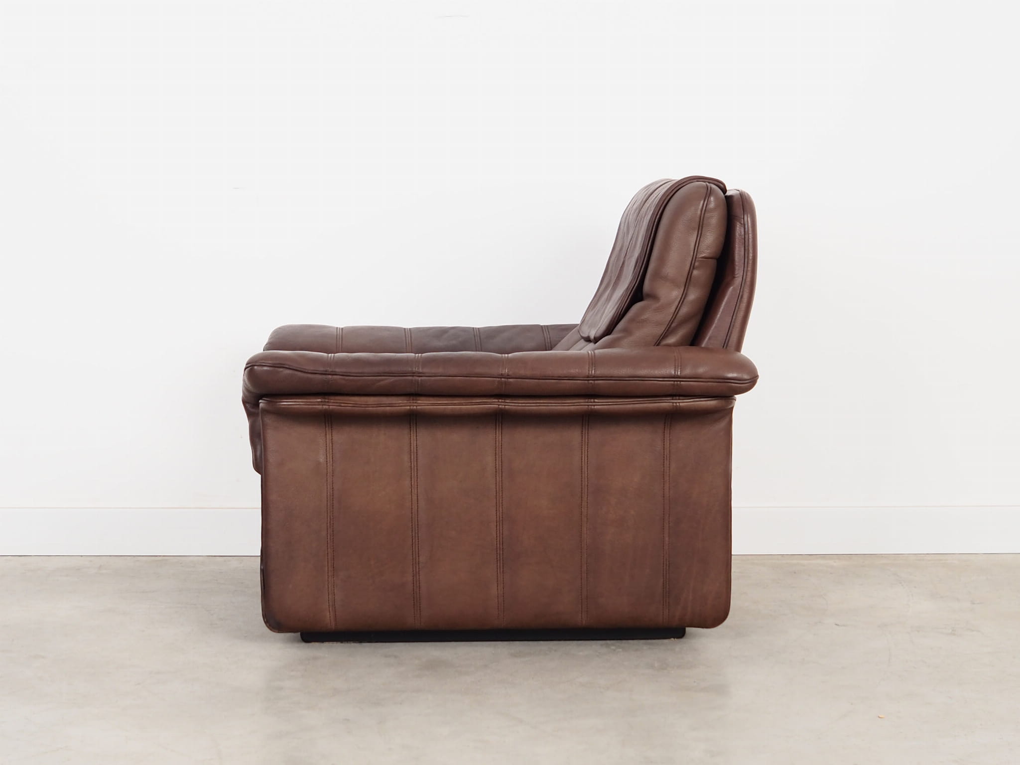 Armchair Leather Brown 1970s