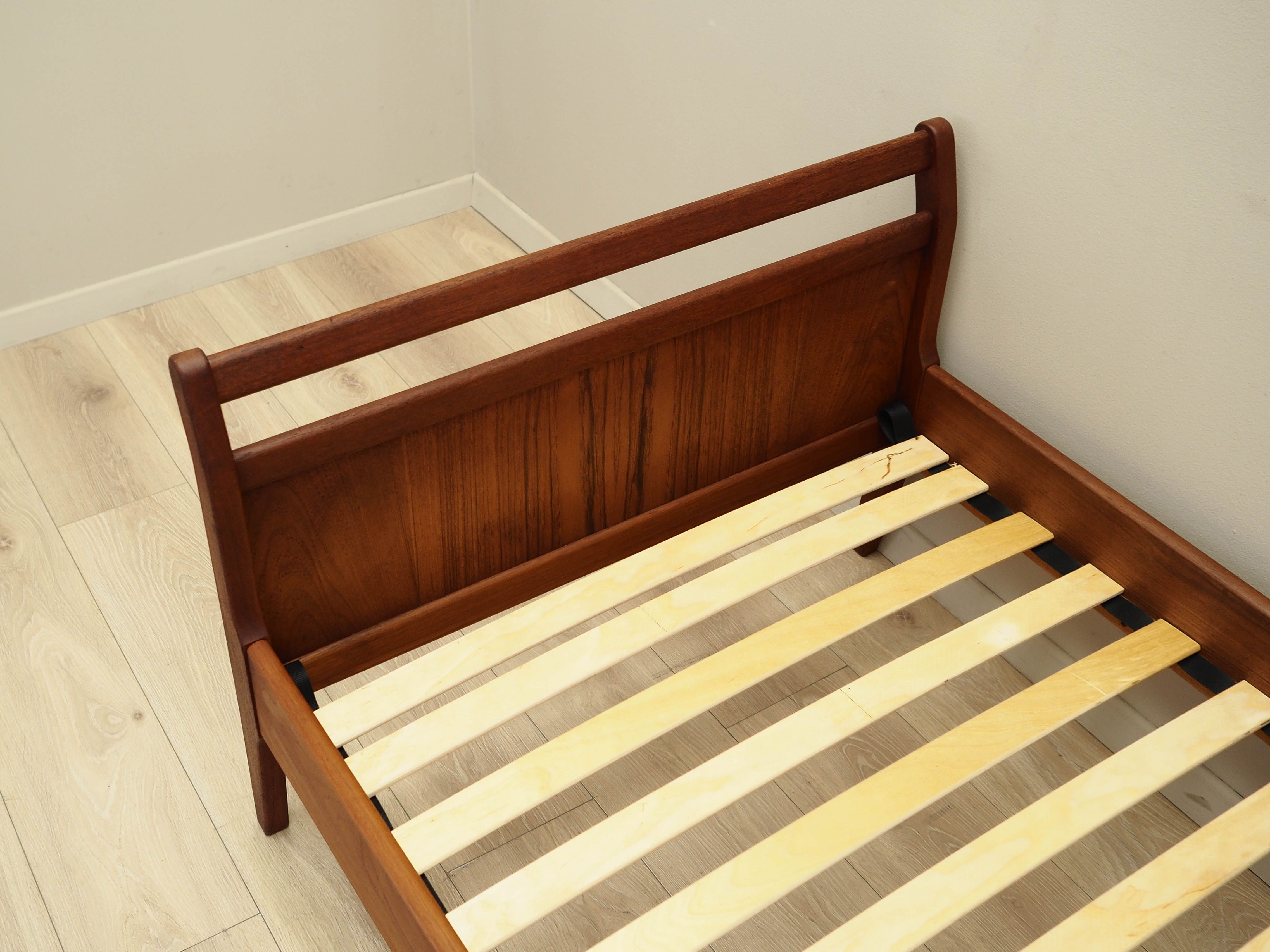 Bed Teak Brown 1970s