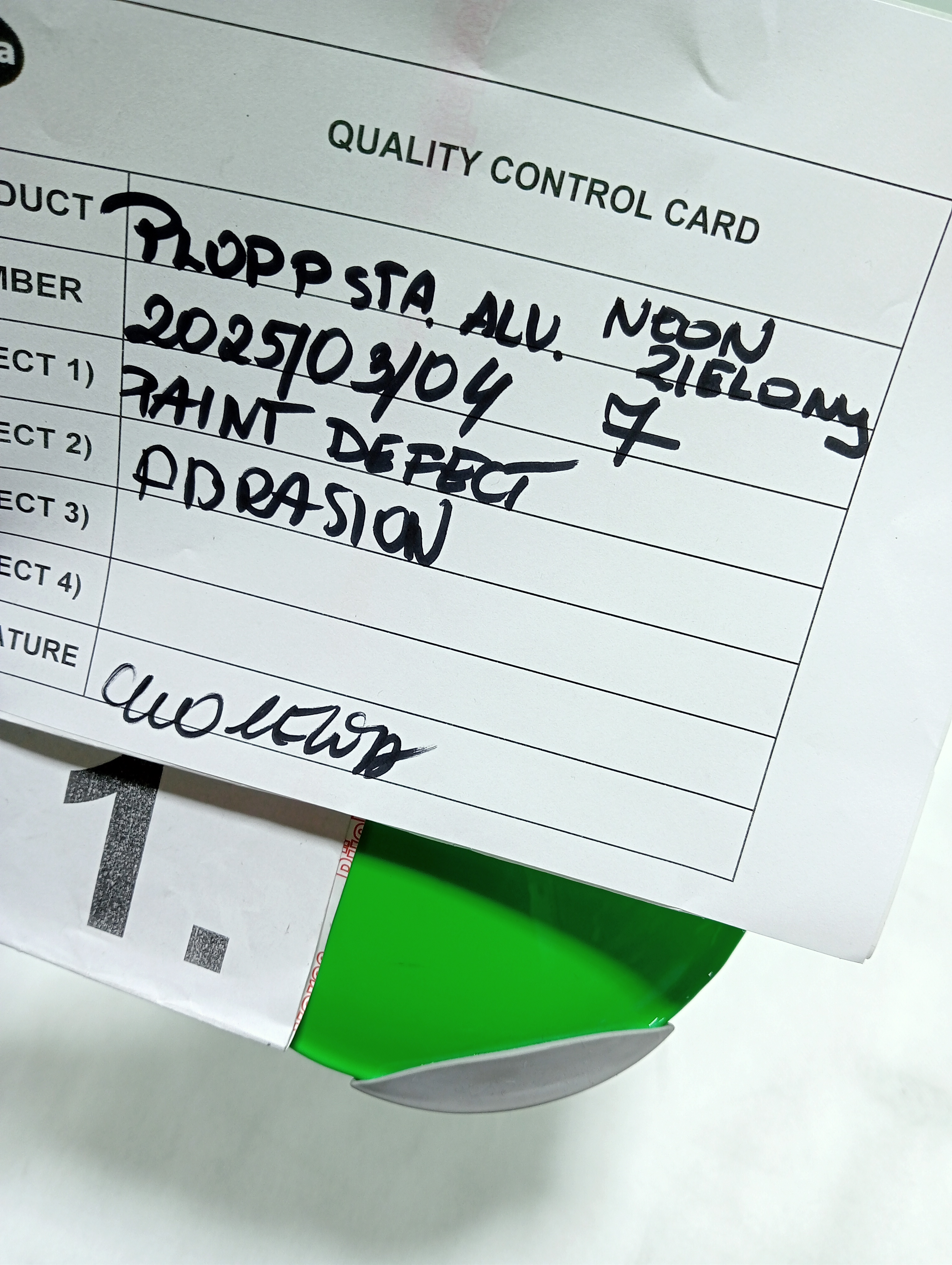 Plopp Standard Hocker Aluminium Neongrün RAL 6038