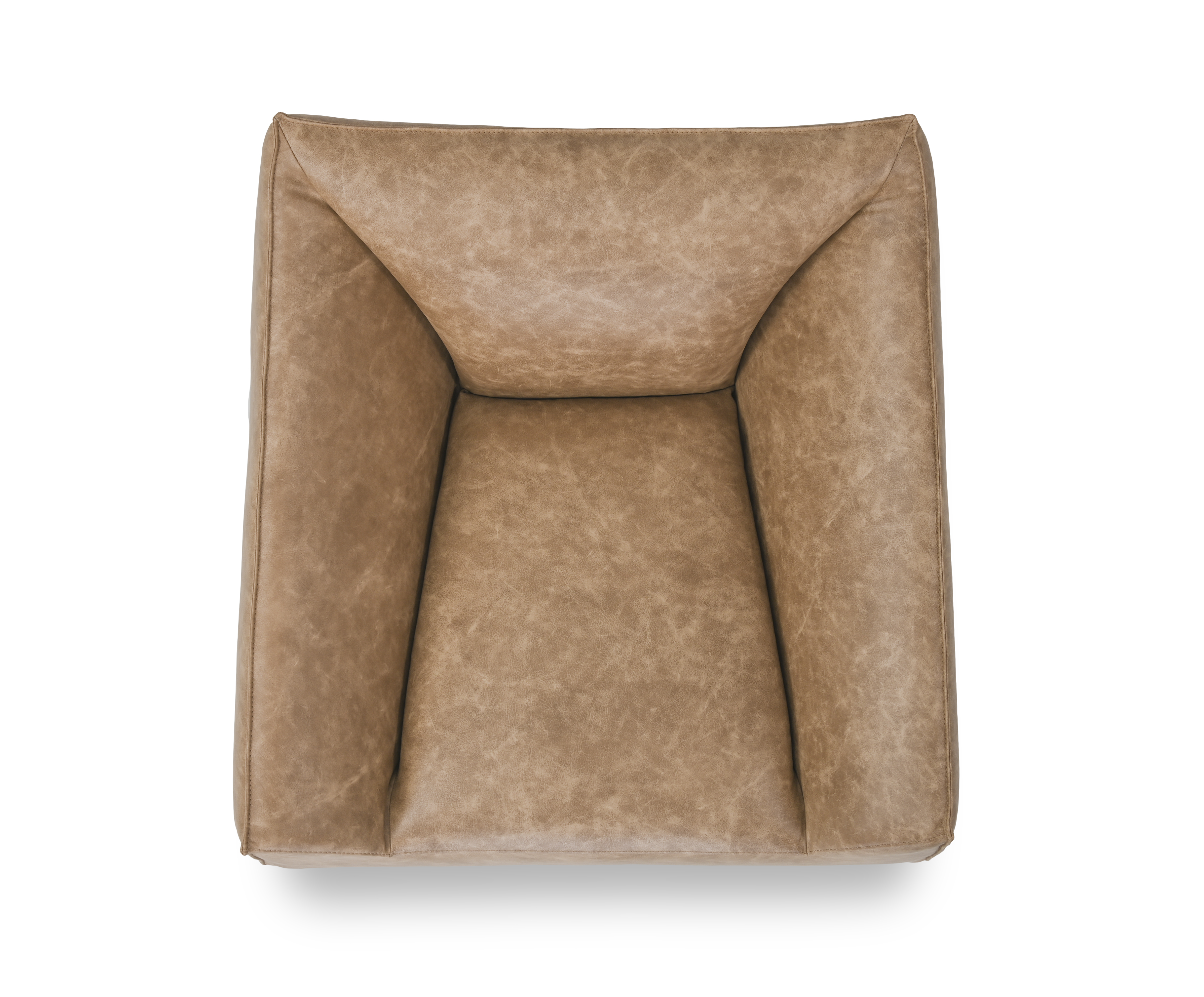 Dolce Sessel Leder Beige